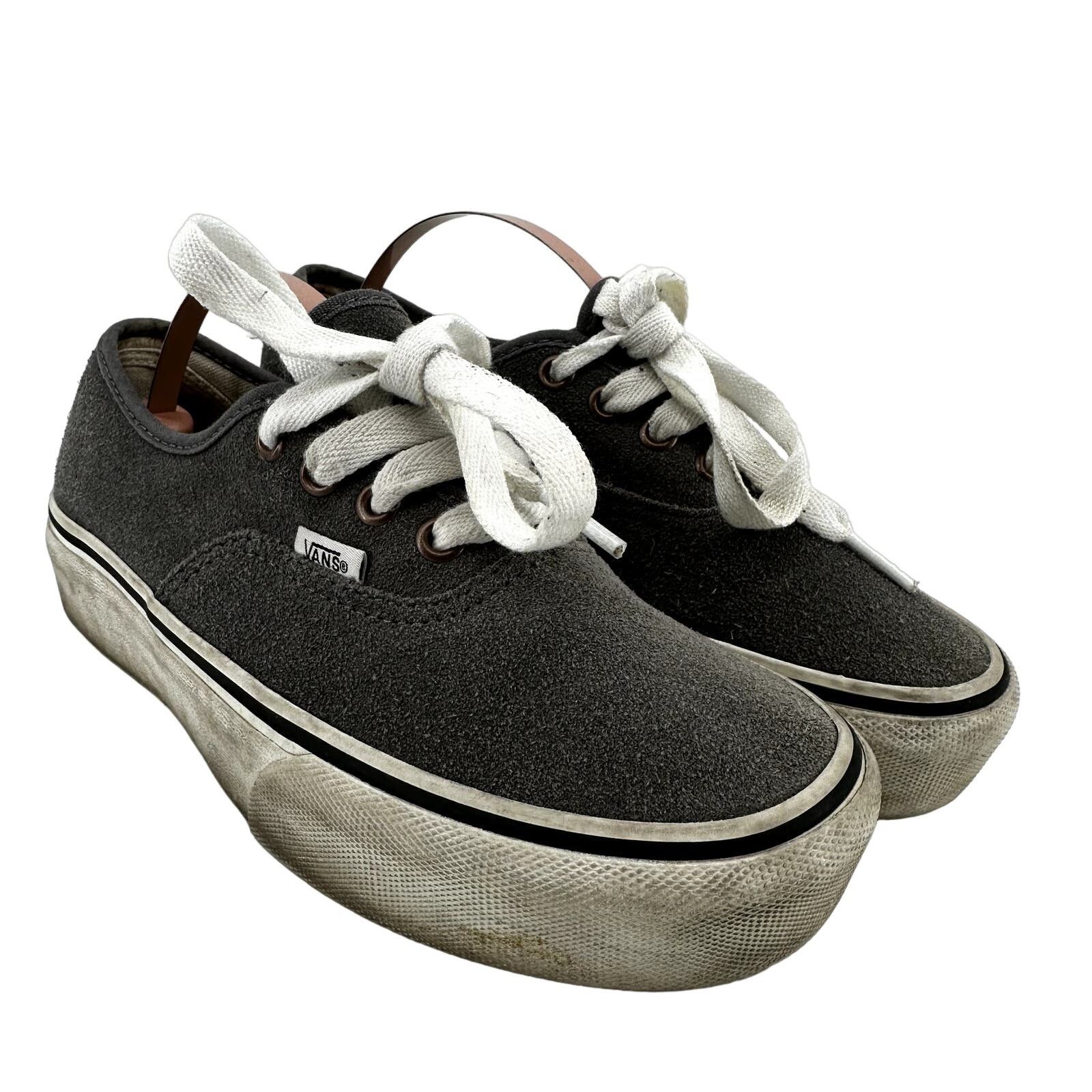 Vans Vans Authentic Suede Platform Sneakers Skater Gray M5 W6.5 Size US 6.5 / IT 36.5 - 1 Thumbnail