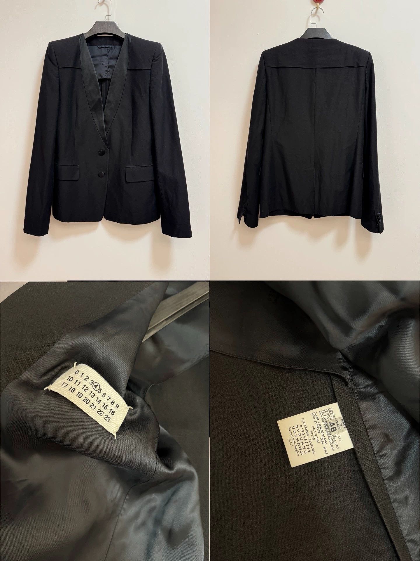 Maison Margiela MMM 4th Line Vintage Shoulder Pad Tailored Blazer Size 46 Size L / US 10 / IT 46 - 9 Thumbnail