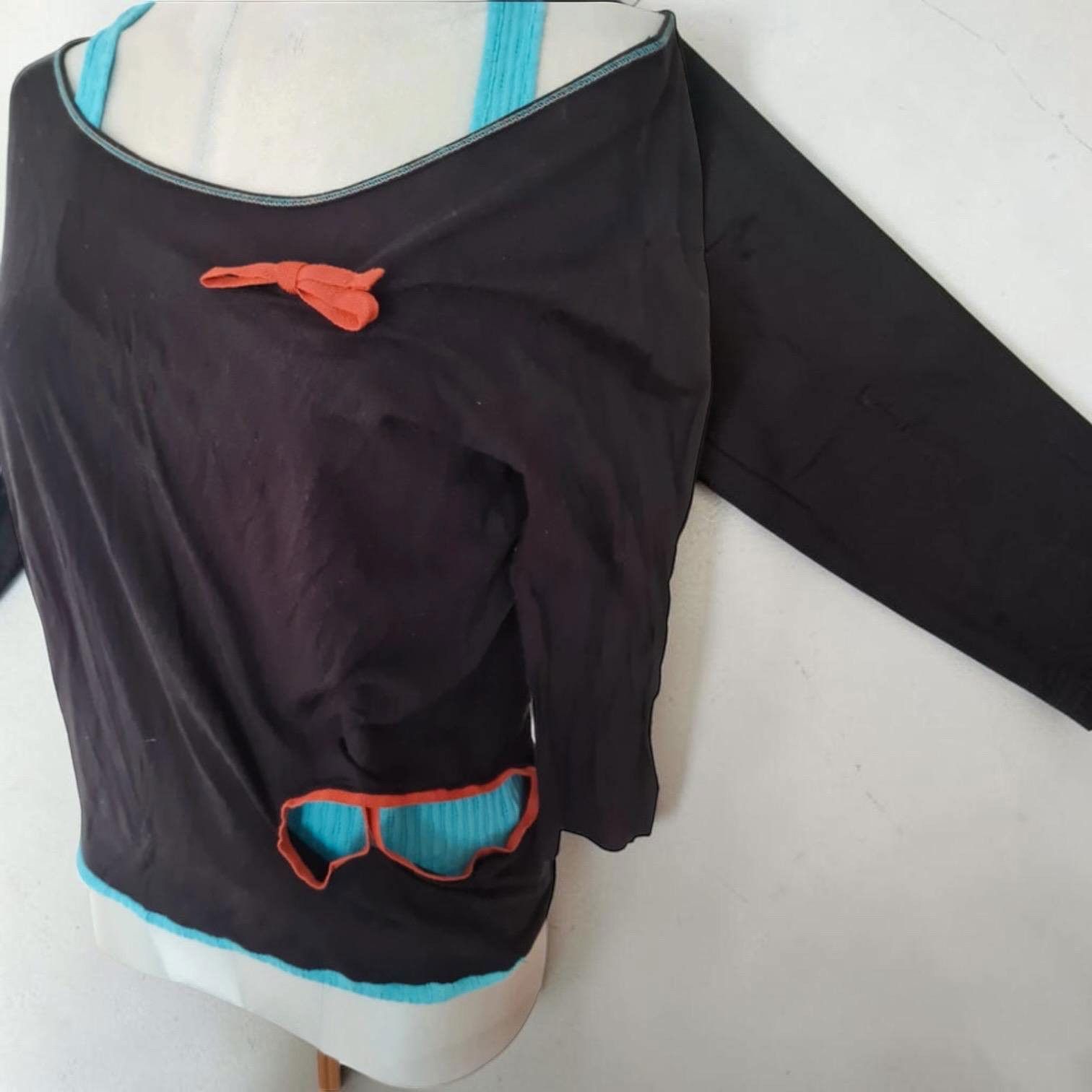 Other The Cop Copine Activewear Double Layered Sweatshirt Size ONE SIZE - 2 Thumbnail