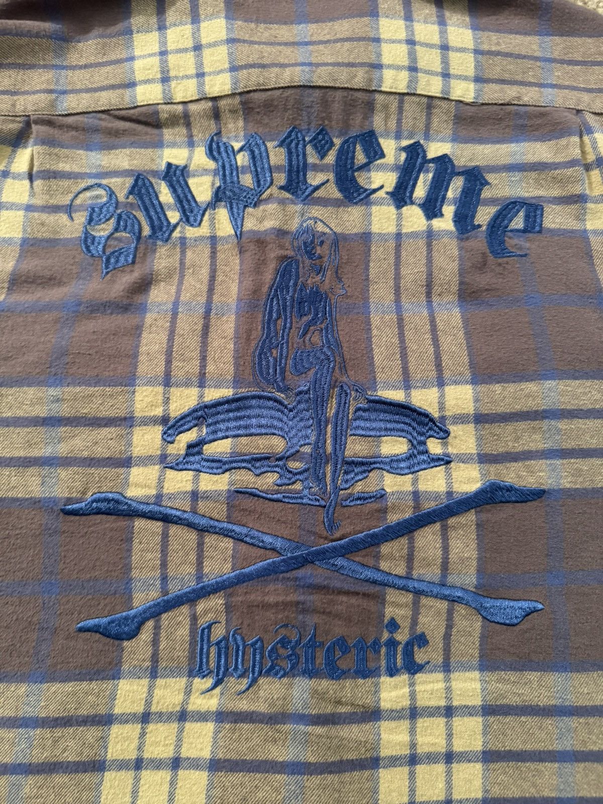 Hysteric Glamour × Supreme Supreme x Hysteric Glamour Skeleton Middle Finger Flannel Size US M / EU 48-50 / 2 - 6 Thumbnail