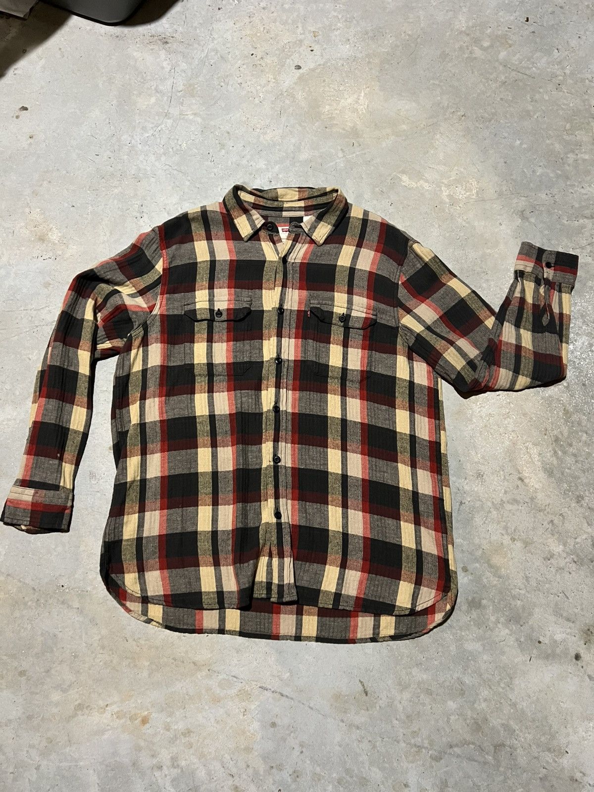 Levi's × Levi's Made & Crafted × Levi's Vintage Clothing Levi's Classic Worker Relaxed Fit Flannel Size US L / EU 52-54 / 3 - 1 Thumbnail