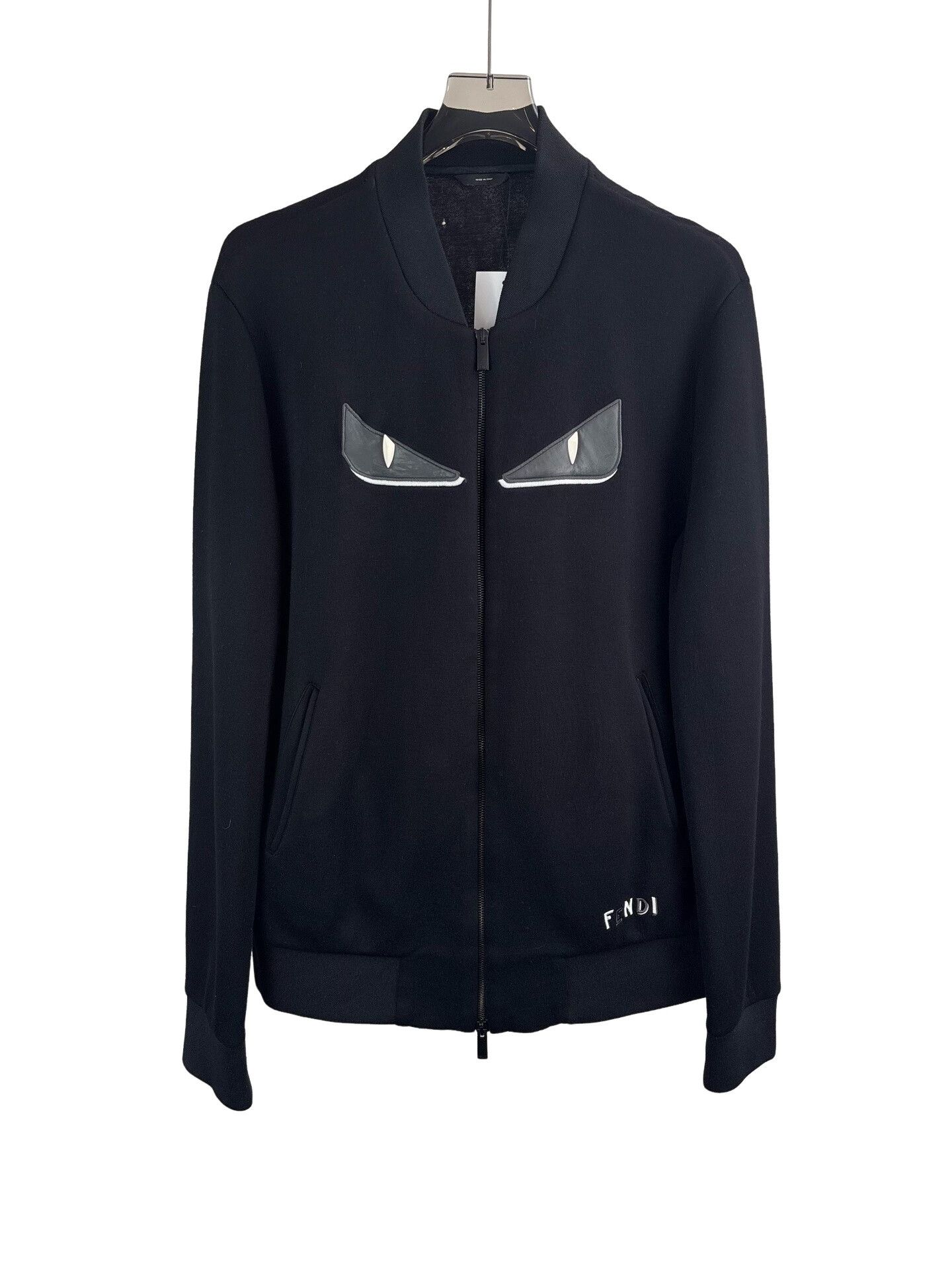 Fendi Fendi Bug Eyes Zip-Up Sweatshirt Size 50 Size US M / EU 48-50 / 2 - 1 Thumbnail