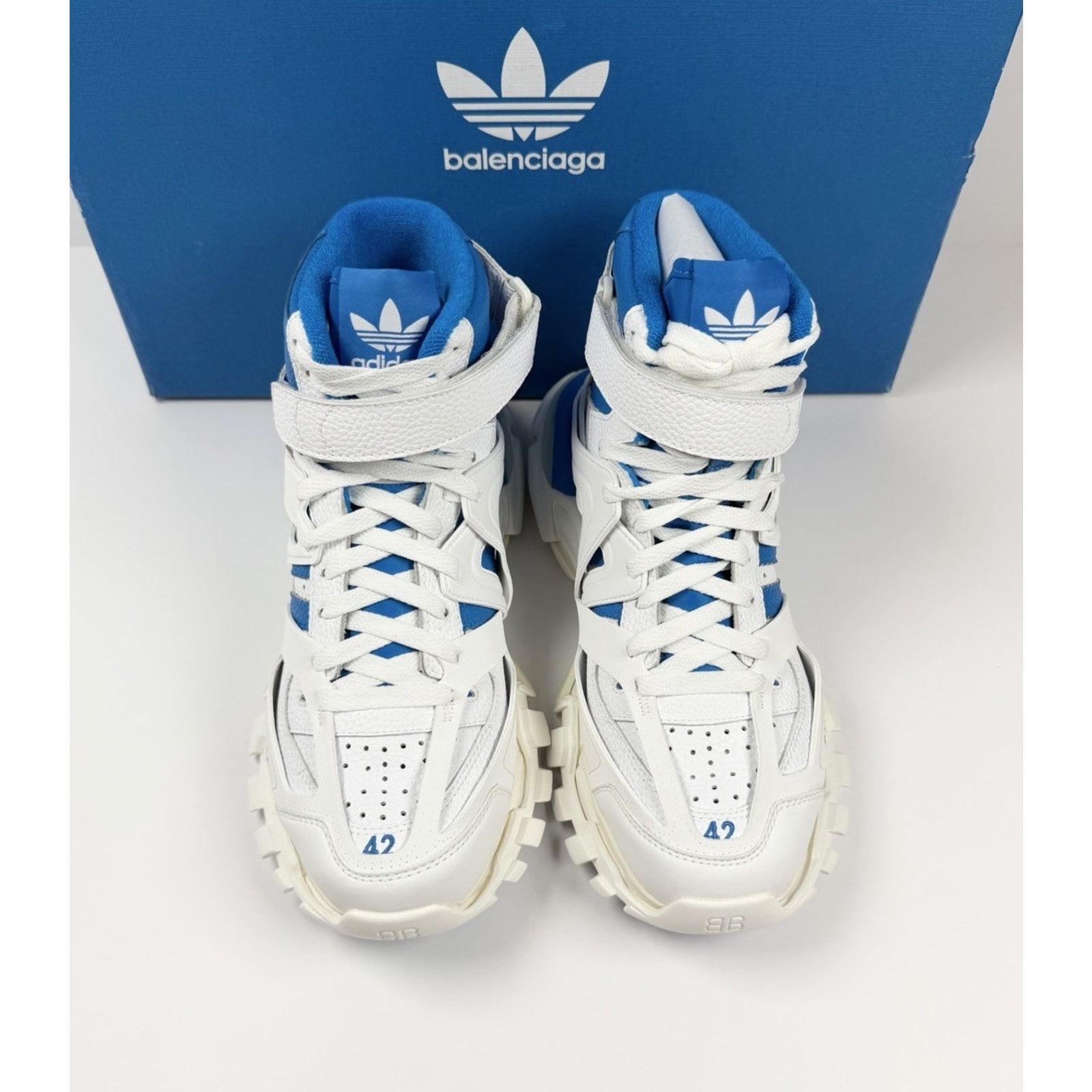 Balenciaga Size 42EU/9US - Balenciaga x adidas Track Forum High NEW! Size US 9 / EU 42 - 3 Thumbnail