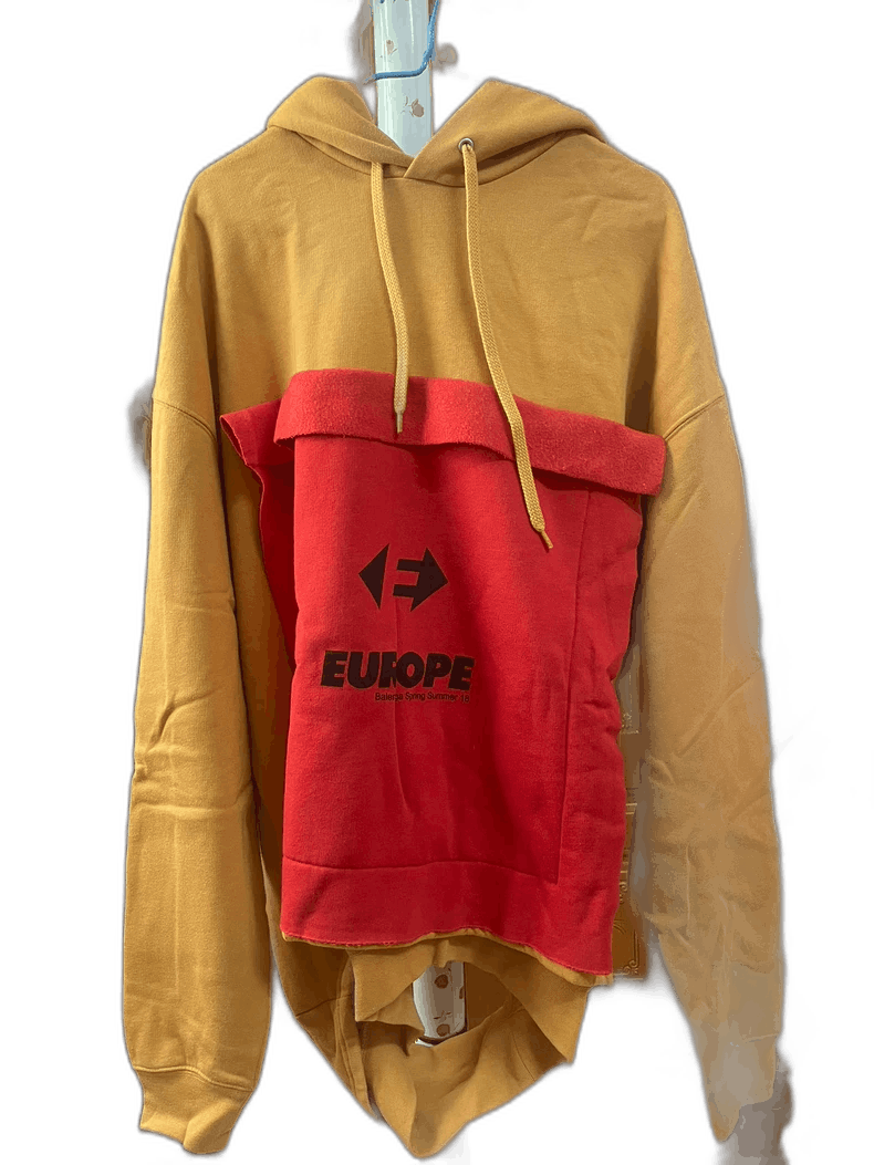 Balenciaga Balenciaga Logo Hoodie with Loose Fit-yf Size US S / EU 44-46 / 1 - 1 Thumbnail