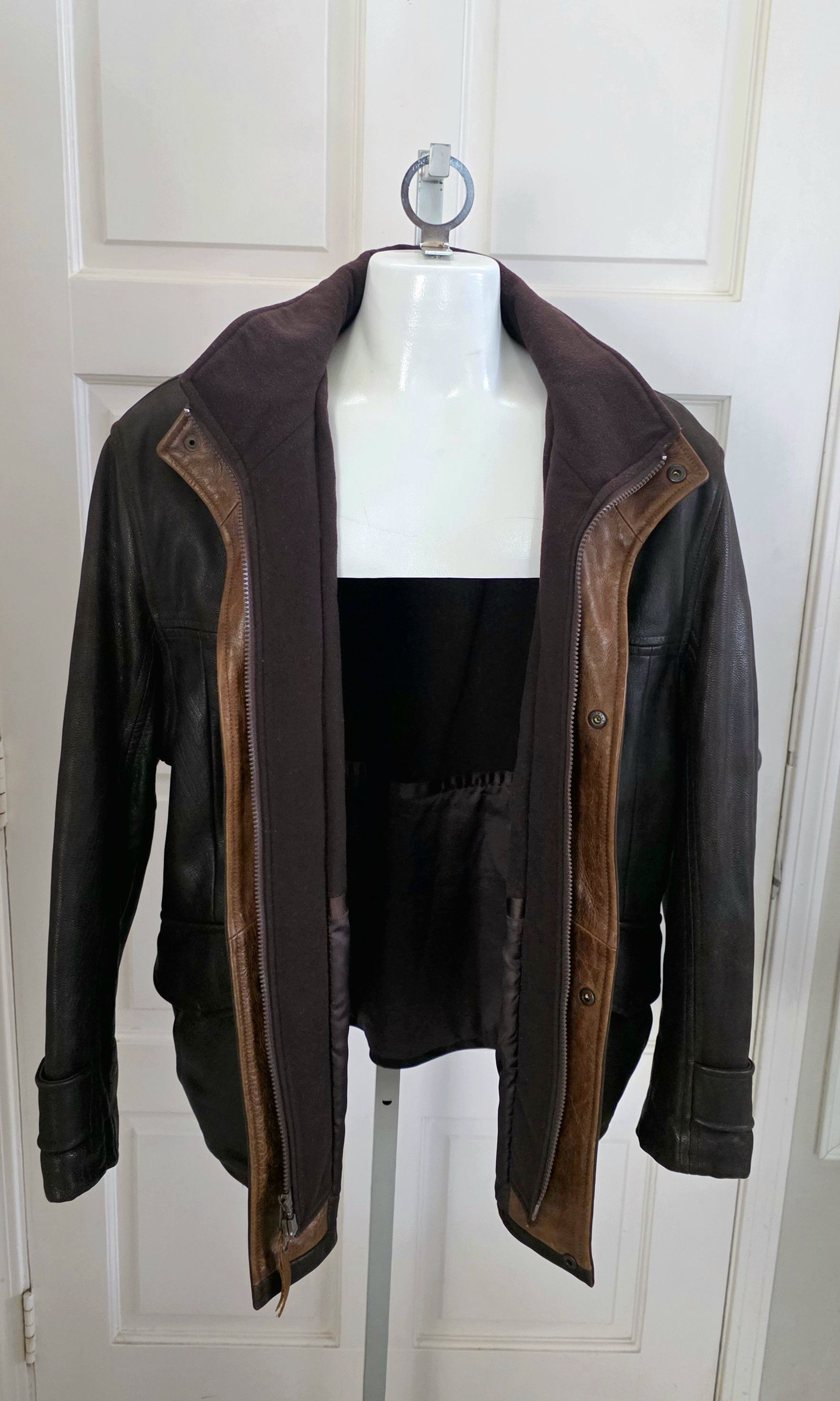 Other Lone Pine American Made Leather Jacket Aspen Mens sz 40 Size US L / EU 52-54 / 3 - 4 Thumbnail