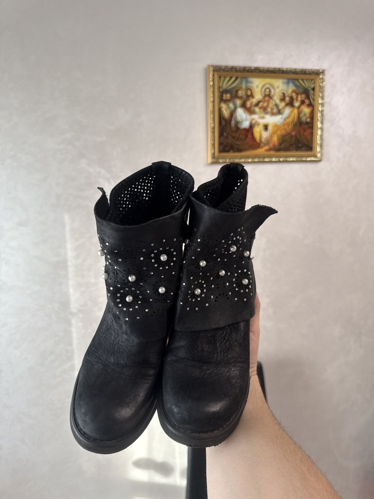 A.S.98 A.S. 98 style avant garde hype leather boots ankle boots Size US 6.5 / EU 39-40 - 3 Thumbnail