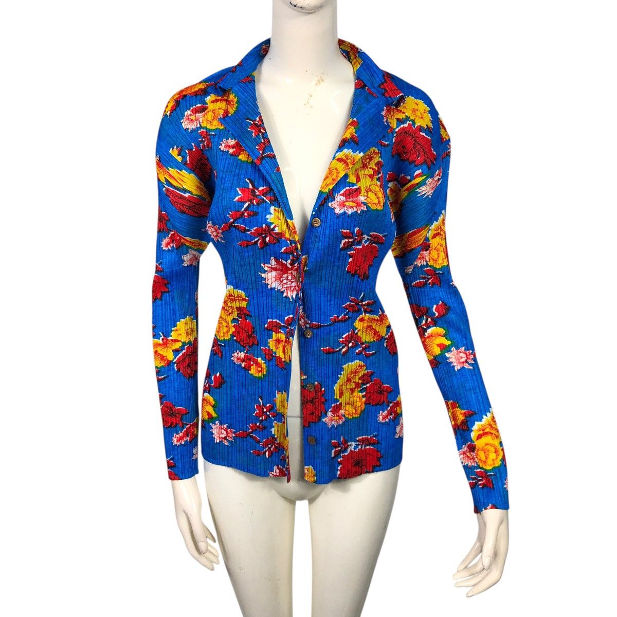 Issey Miyake 🔥VINTAGE PLEATS PLEASE ISSEY MIYAKE BUTTON UPS FLORAL DESIGN Size M / US 6-8 / IT 42-44 - 12 Thumbnail