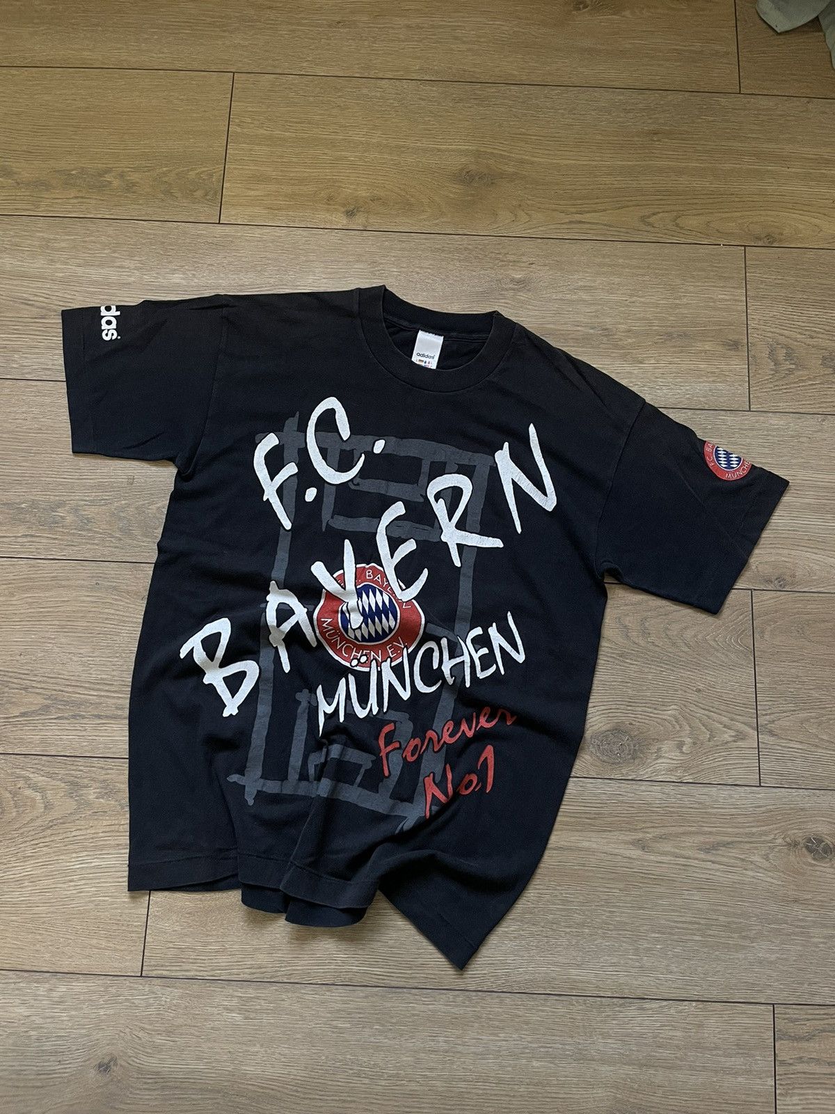 Vintage Vintage 90s 00s y2k Bayern Munchen tshirt full print swag Size US M / EU 48-50 / 2 - 2 Thumbnail