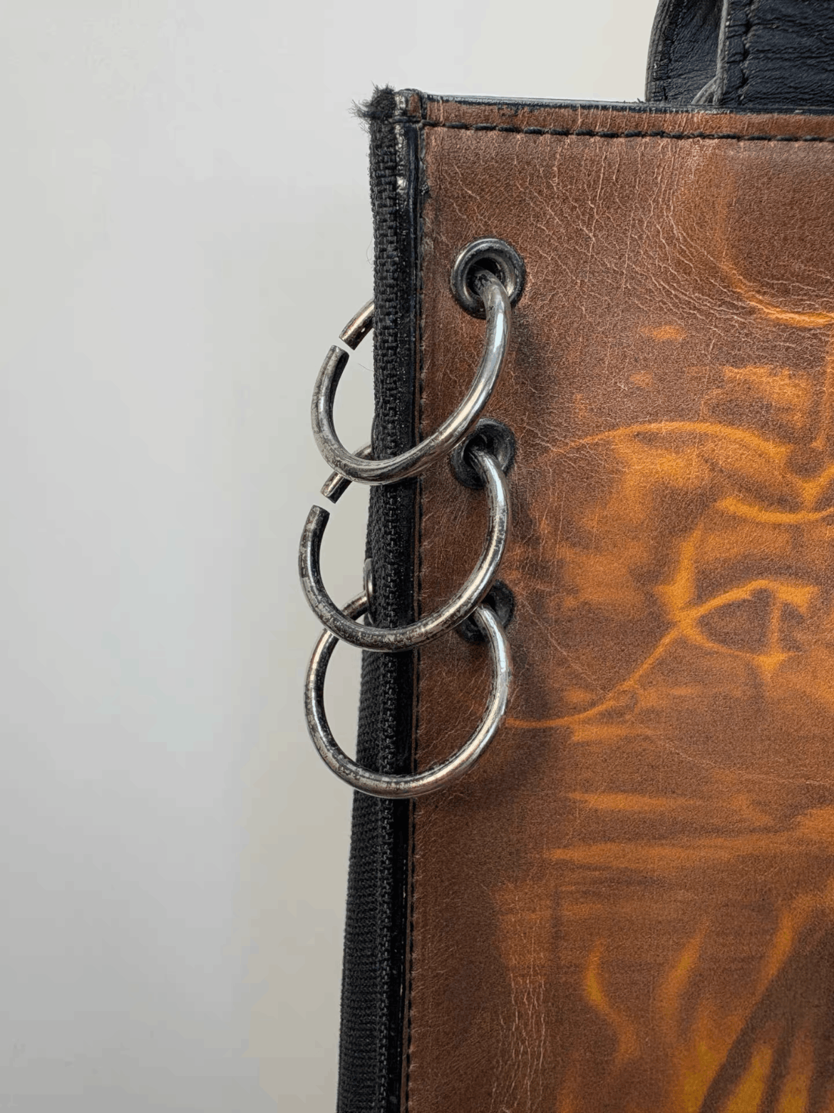 Jean Paul Gaultier Jean Paul Gaultier 01SS Devil Print Shoulder Tote Bag Size ONE SIZE - 4 Thumbnail