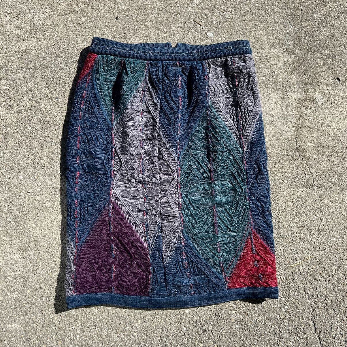 image of 90's Coogi Print Middi Skirt, Women's (Size 26)