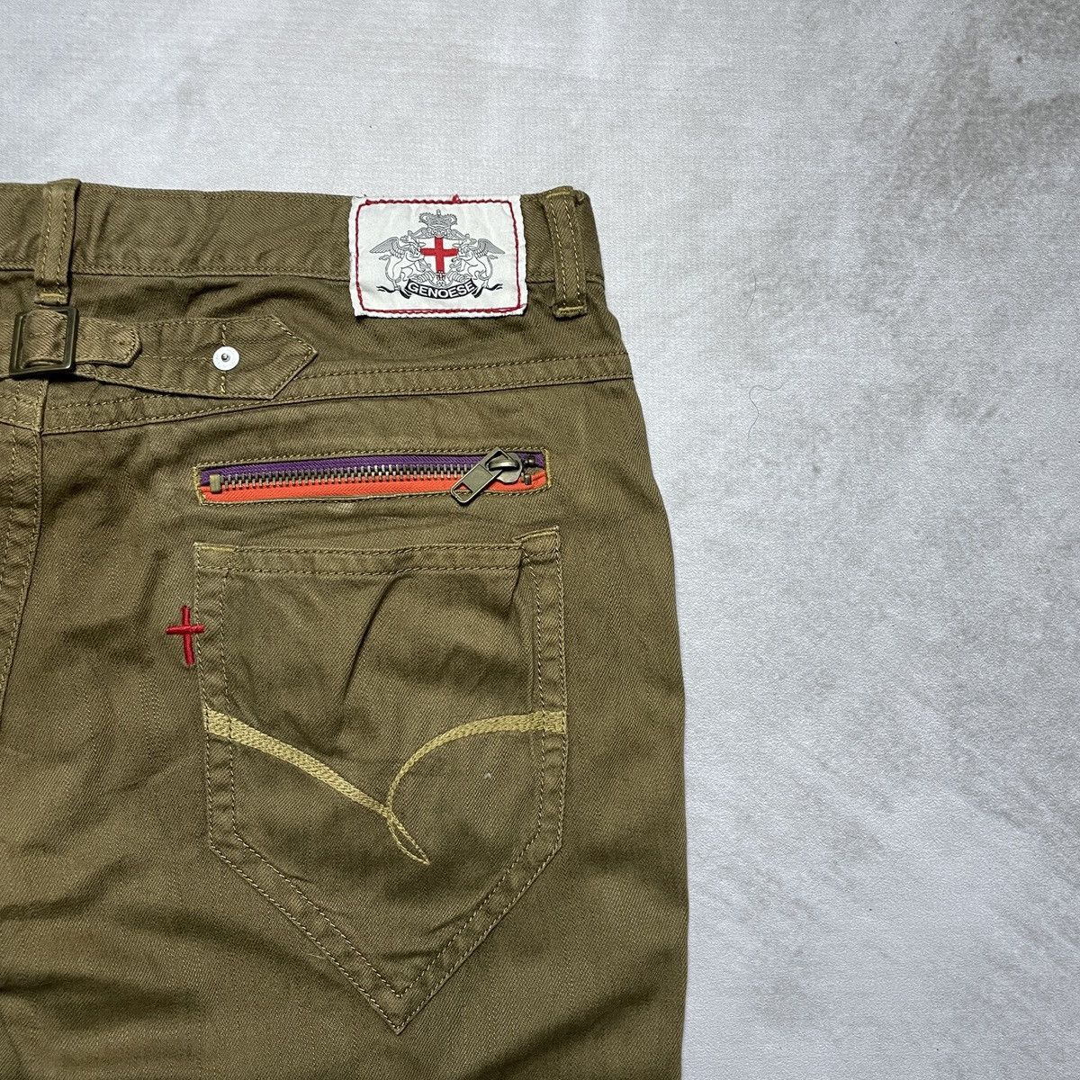 14th Addiction × If Six Was Nine × Tornado Mart 2000’s Genoese - Military Multi-Zip Pants Size US 34 / EU 50 - 14 Thumbnail
