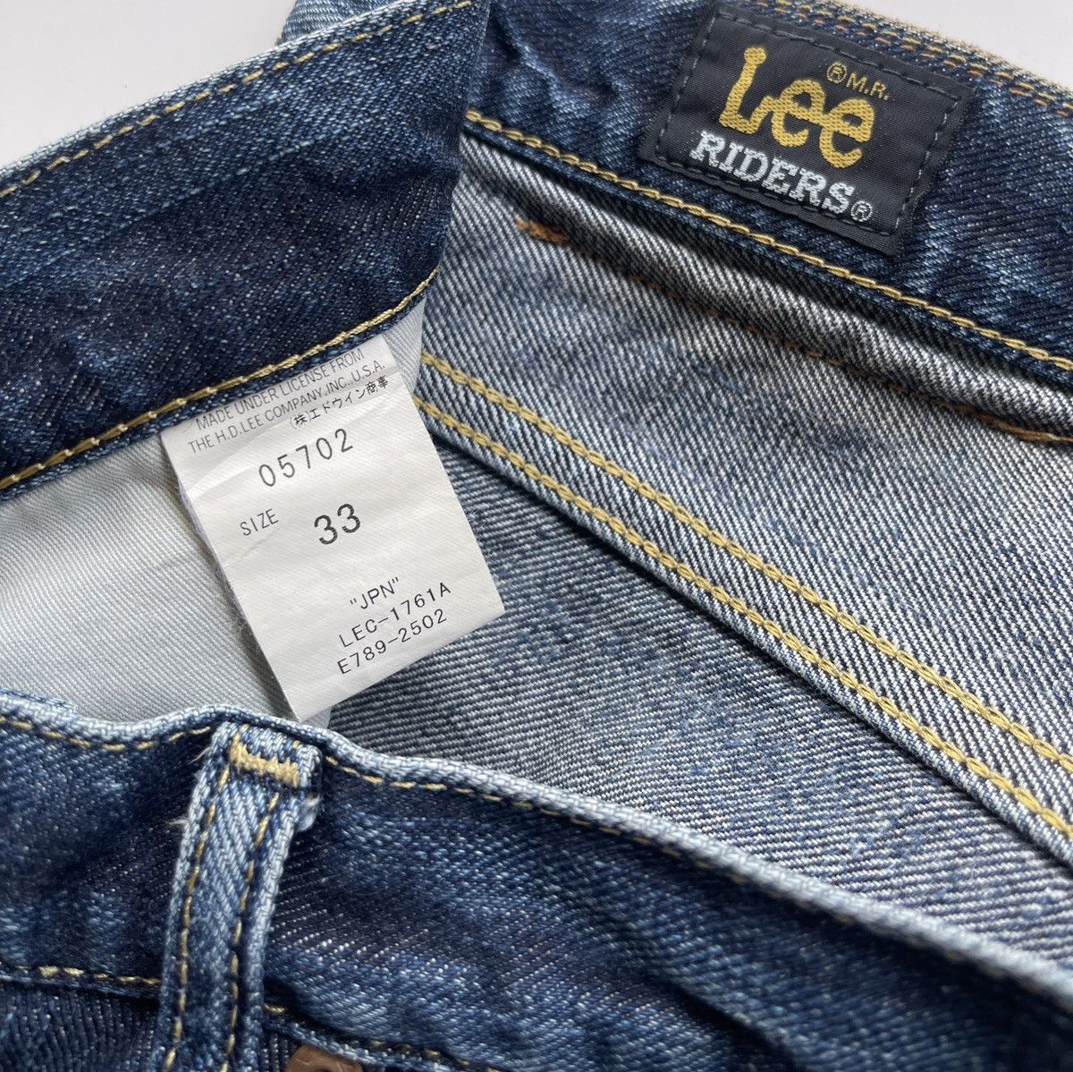 Lee Vintage Lee Riders Distressed Denim Size US 33 - 11 Thumbnail