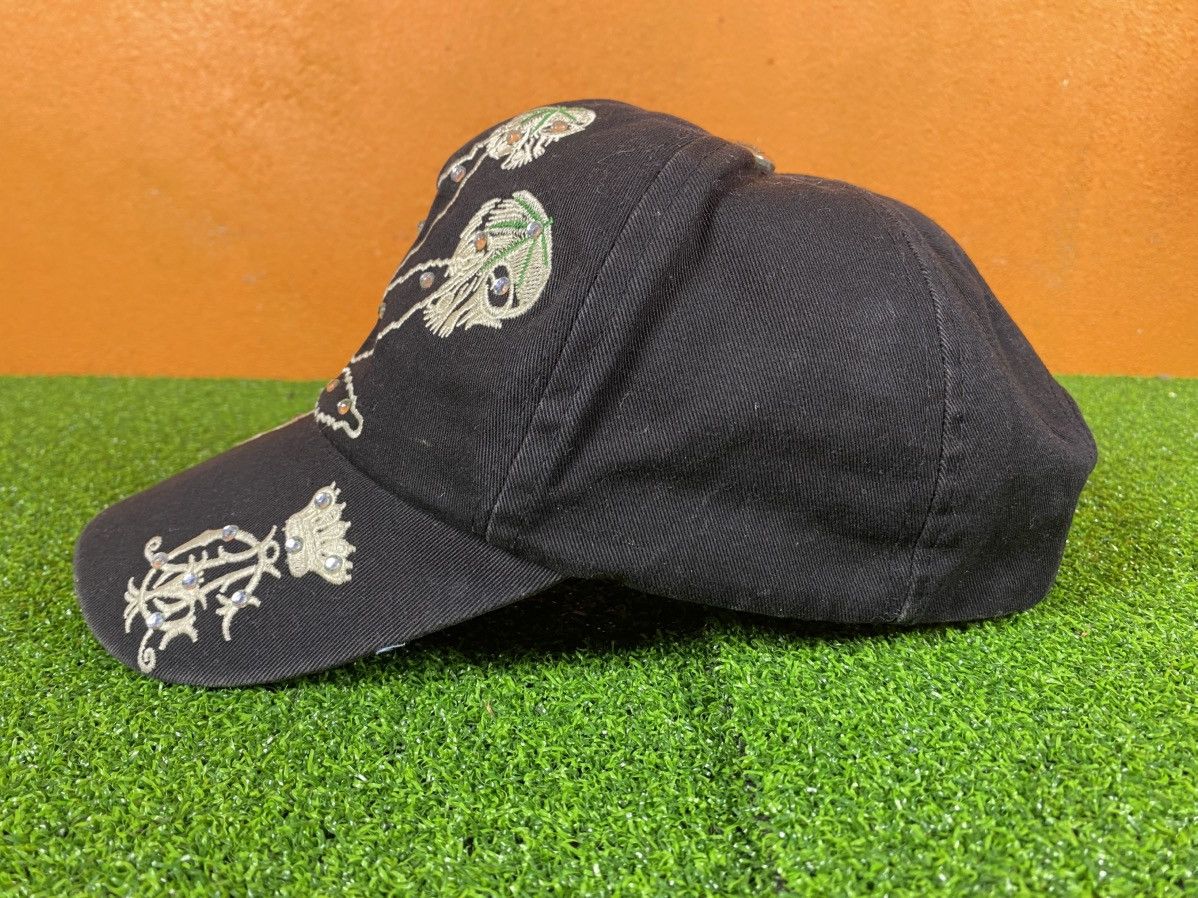 Christian Audigier Christian Audigier Los Angeles Embroidered Denim Brim Cap Size ONE SIZE - 8 Thumbnail