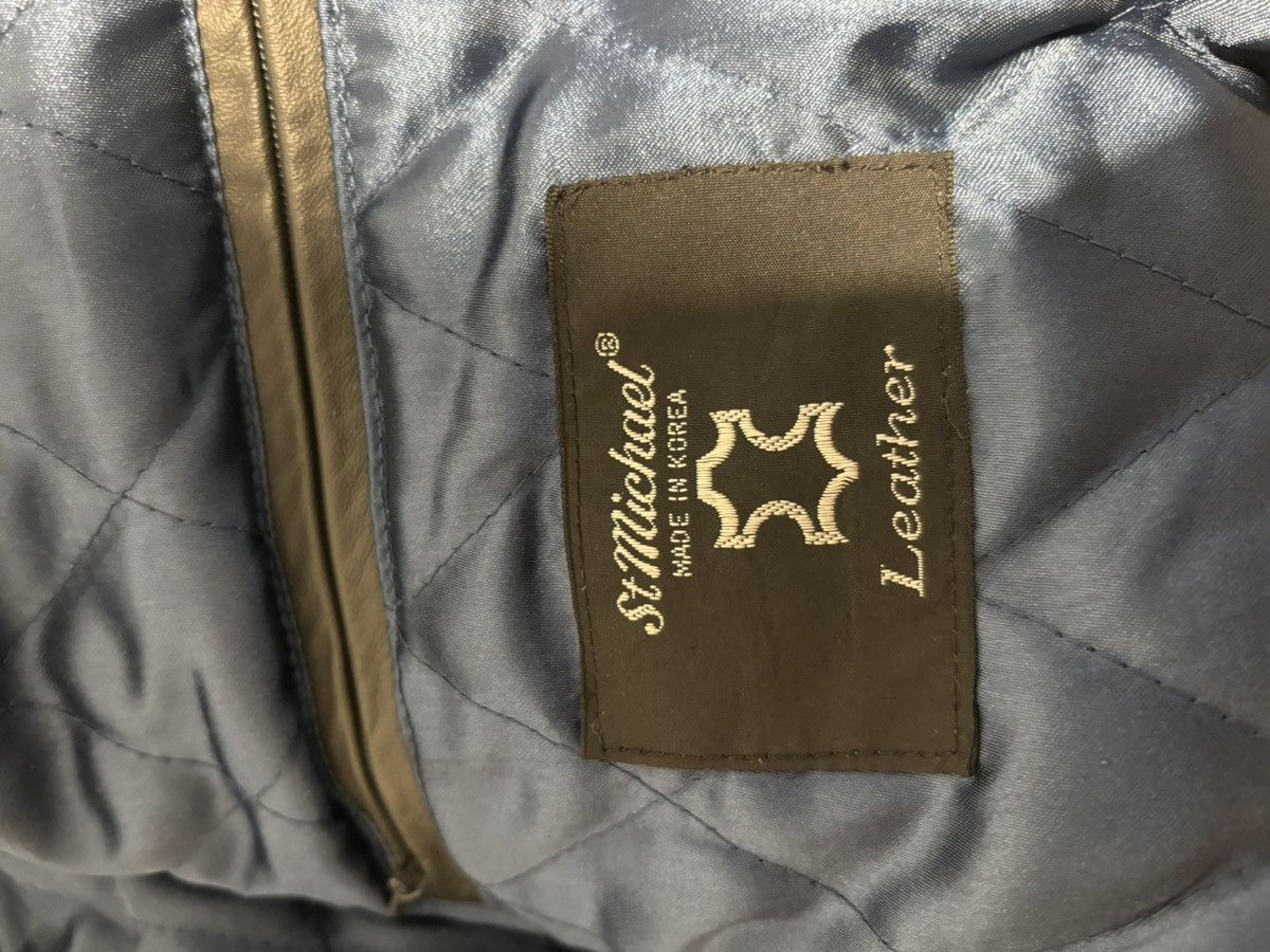 Saint Michael Saint Michael Vintage Leather Jacket Size US S / EU 44-46 / 1 - 9 Thumbnail