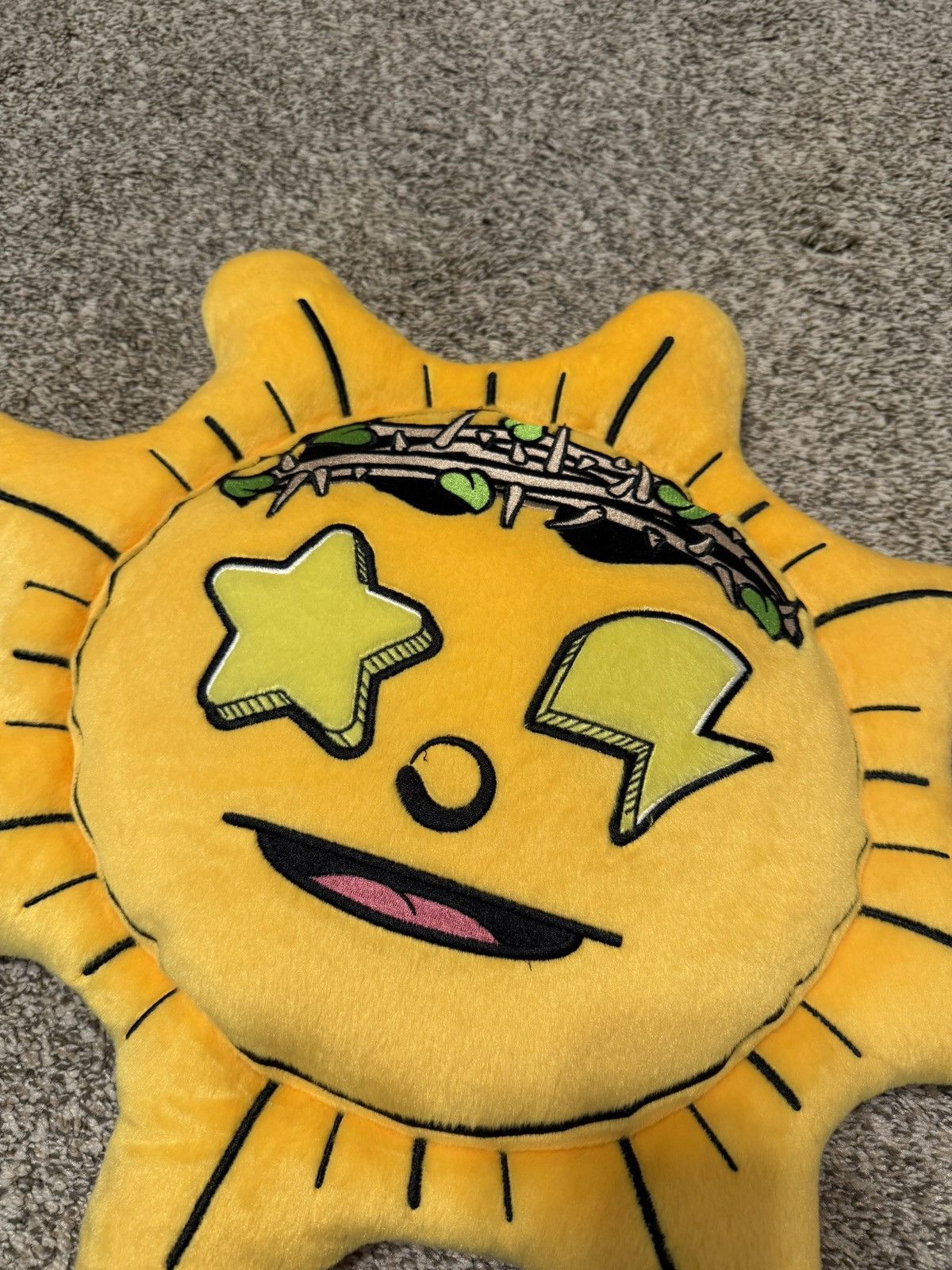 Glo Gang Glo Gang Thorn Glo Man Sun Pillow Yellow Size ONE SIZE - 2 Thumbnail