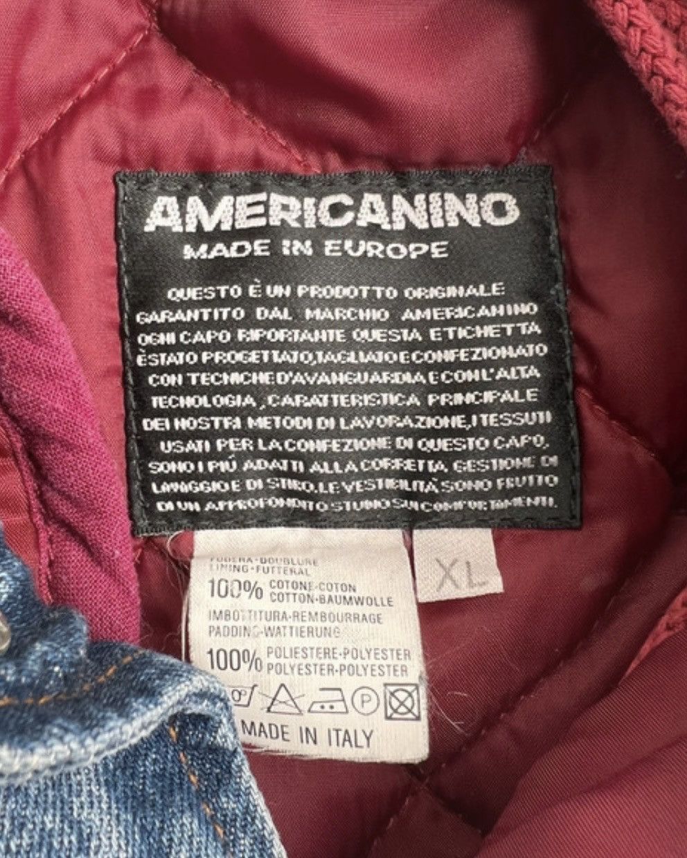 Other Vintage Americanino Denim Jacket With Liner 80S Paninari Size US M / EU 48-50 / 2 - 3 Thumbnail