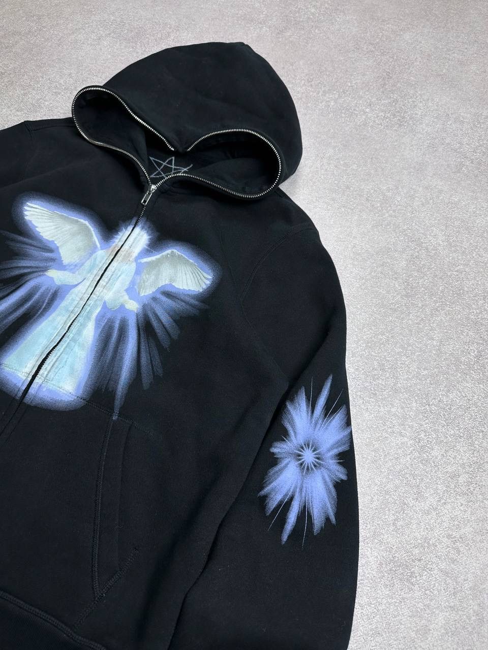 Japanese Brand Nonidentical Heaven Sent Boxy Full Zip Hoodie L Y2K Size US L / EU 52-54 / 3 - 3 Thumbnail