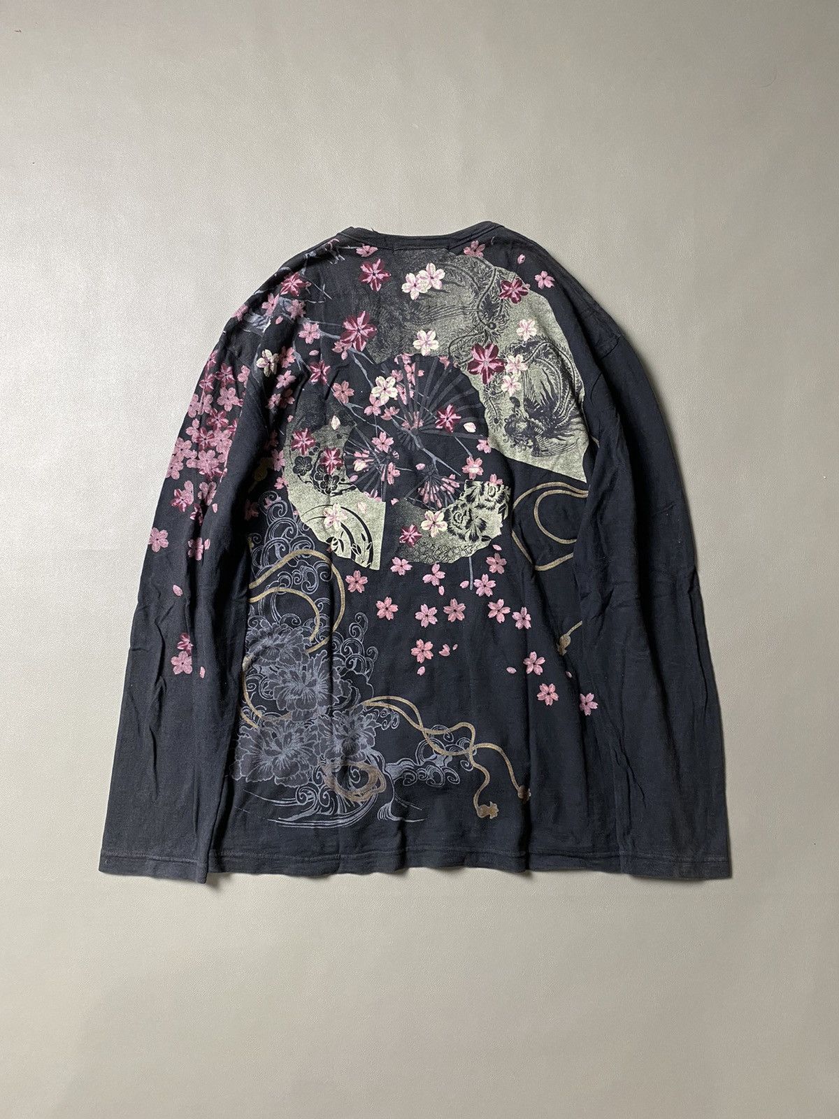 Japanese Brand Vintage Karakuri Sukajan Longsleeve Size US L / EU 52-54 / 3 - 2 Thumbnail
