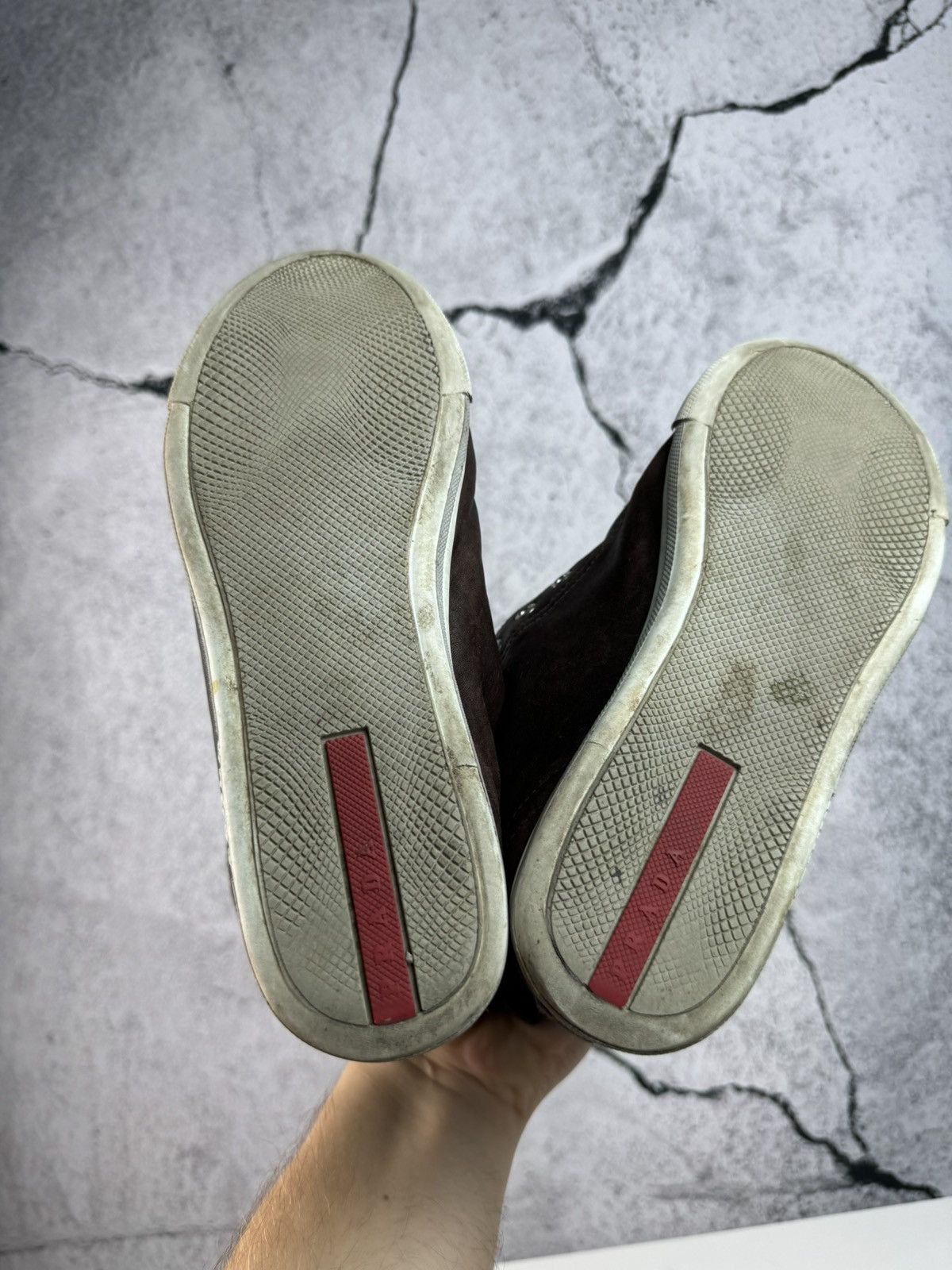 Prada Prada Women’s High-Top Sneakers Size US 9.5 / IT 39.5 - 6 Thumbnail