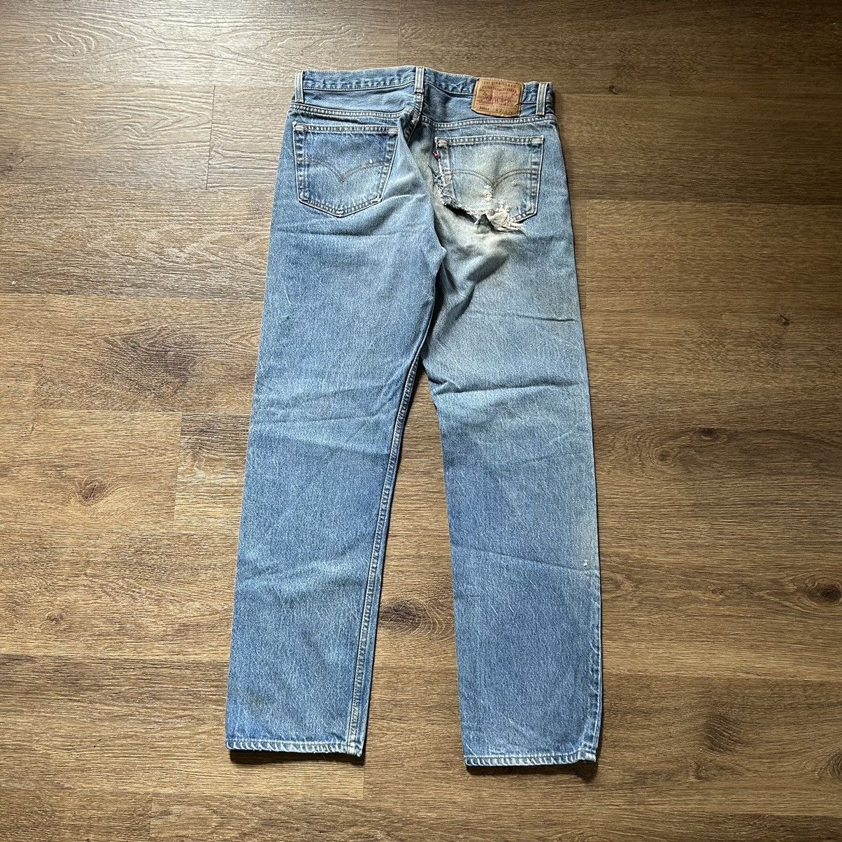 Levi's × Vintage Levi 501 with Blown out Pocket Size US 35 - 3 Thumbnail