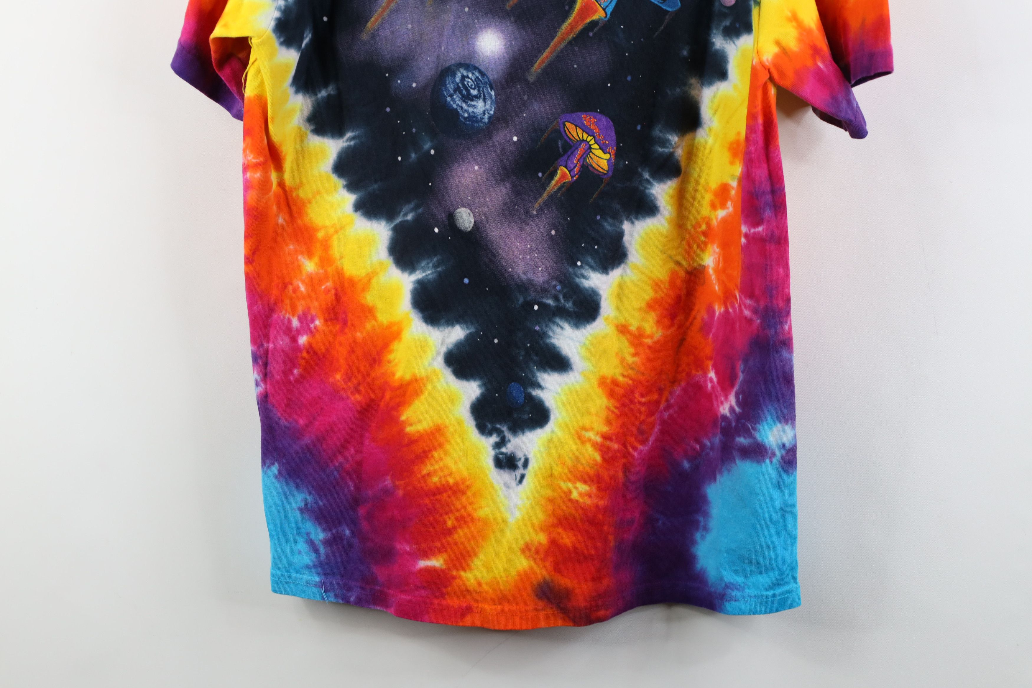 Liquid Blue Y2K Liquid Blue Rainbow Wash Mushroom Trip T-Shirt Trippy Size US M / EU 48-50 / 2 - 12 Thumbnail