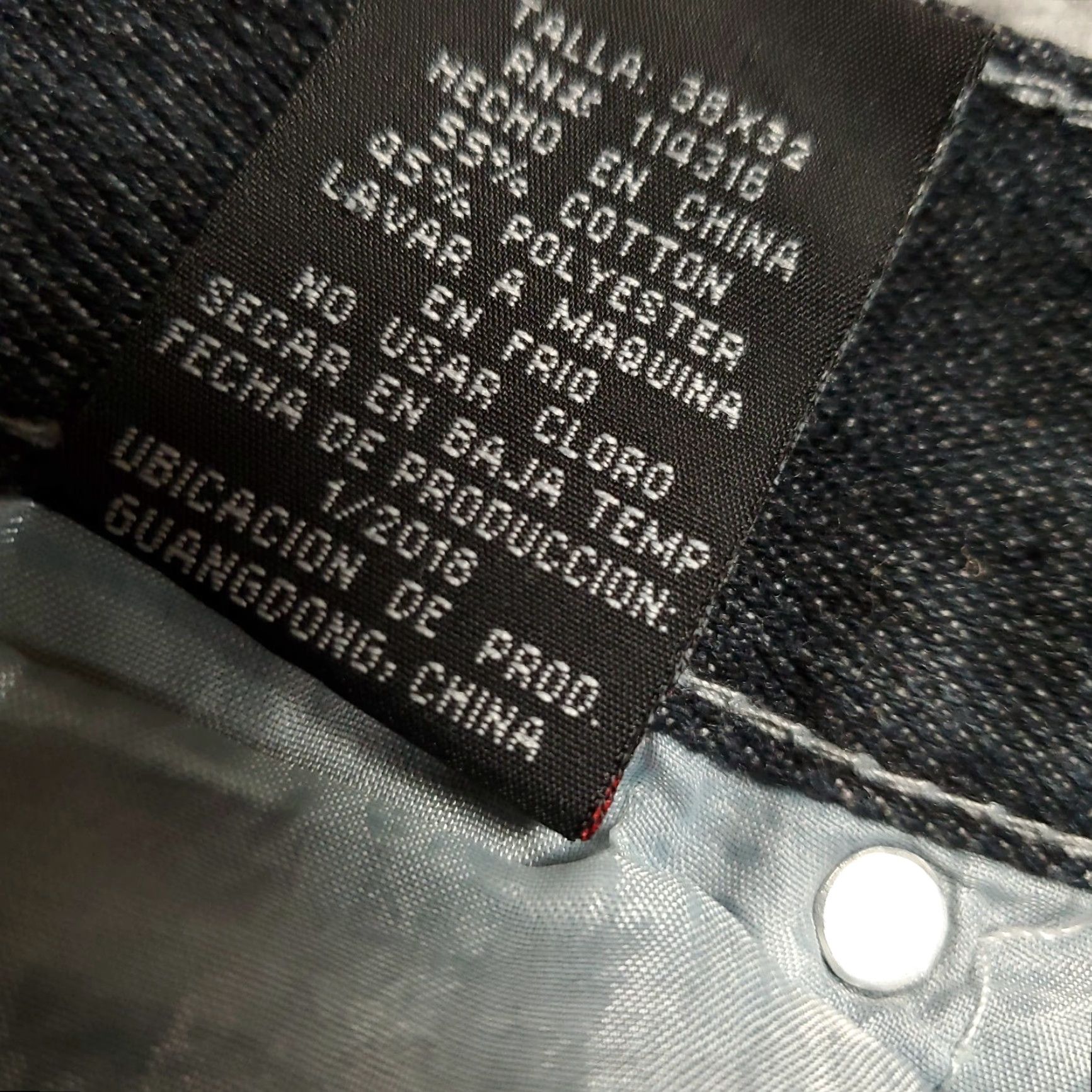 Vintage Mecca Jeans Mens Black Size 38x32 35x30 Denim Dark Wash 5-Pocket Straight Size US 35 - 7 Thumbnail