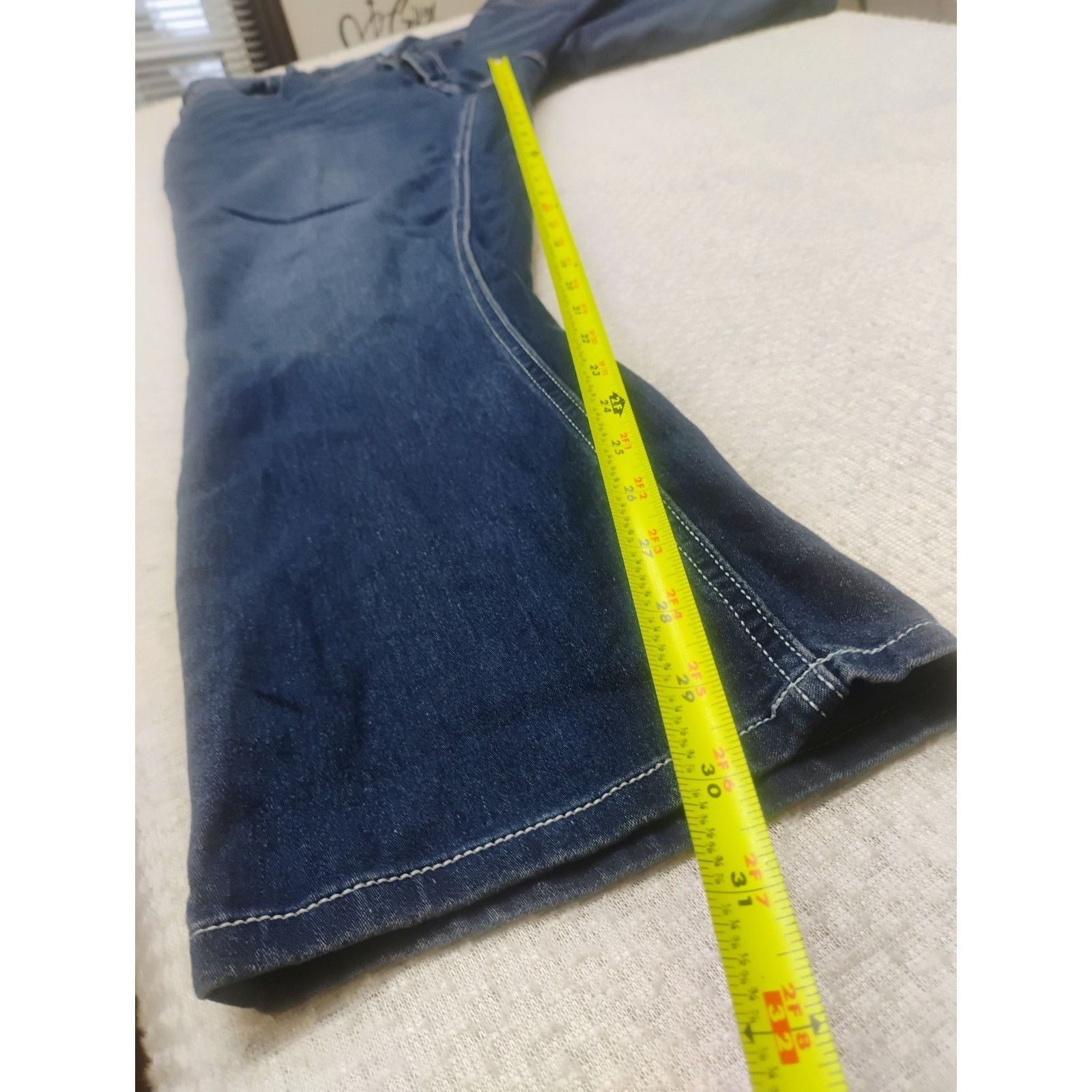 Other Jean’s Denim Women's 14W Bootcut Jeans Dark Wash Embroidered Size 28" / US 6 / IT 42 - 5 Thumbnail