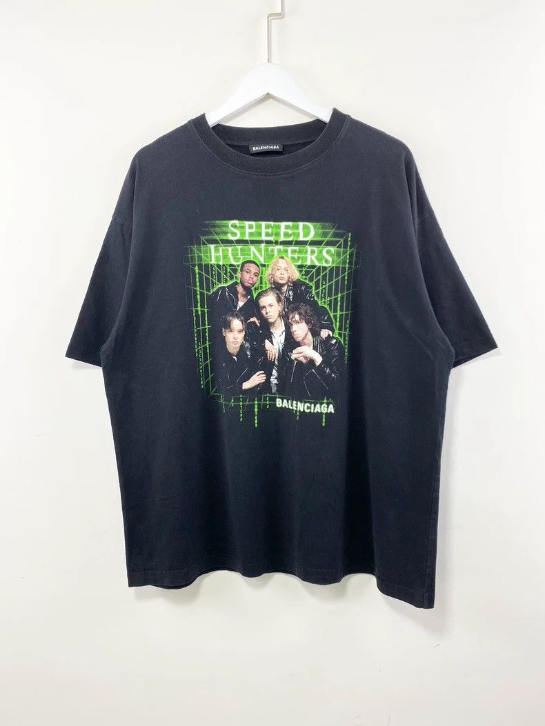 Balenciaga Balenciaga Speed Hunters Short Sleeve T-shirt- DMC Size US M / EU 48-50 / 2 - 1 Thumbnail