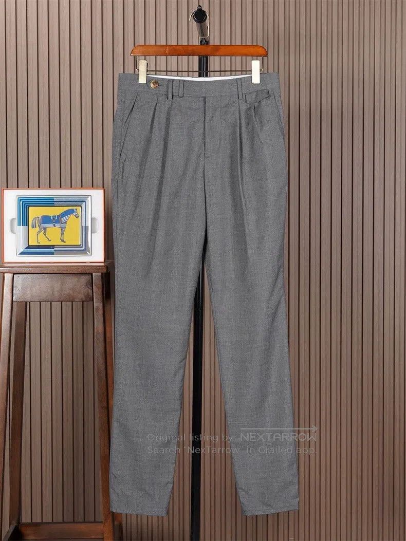 Brunello Cucinelli Brunello Cucinelli Men's Wool Dress Pants Size US 32 / EU 48 - 1 Thumbnail