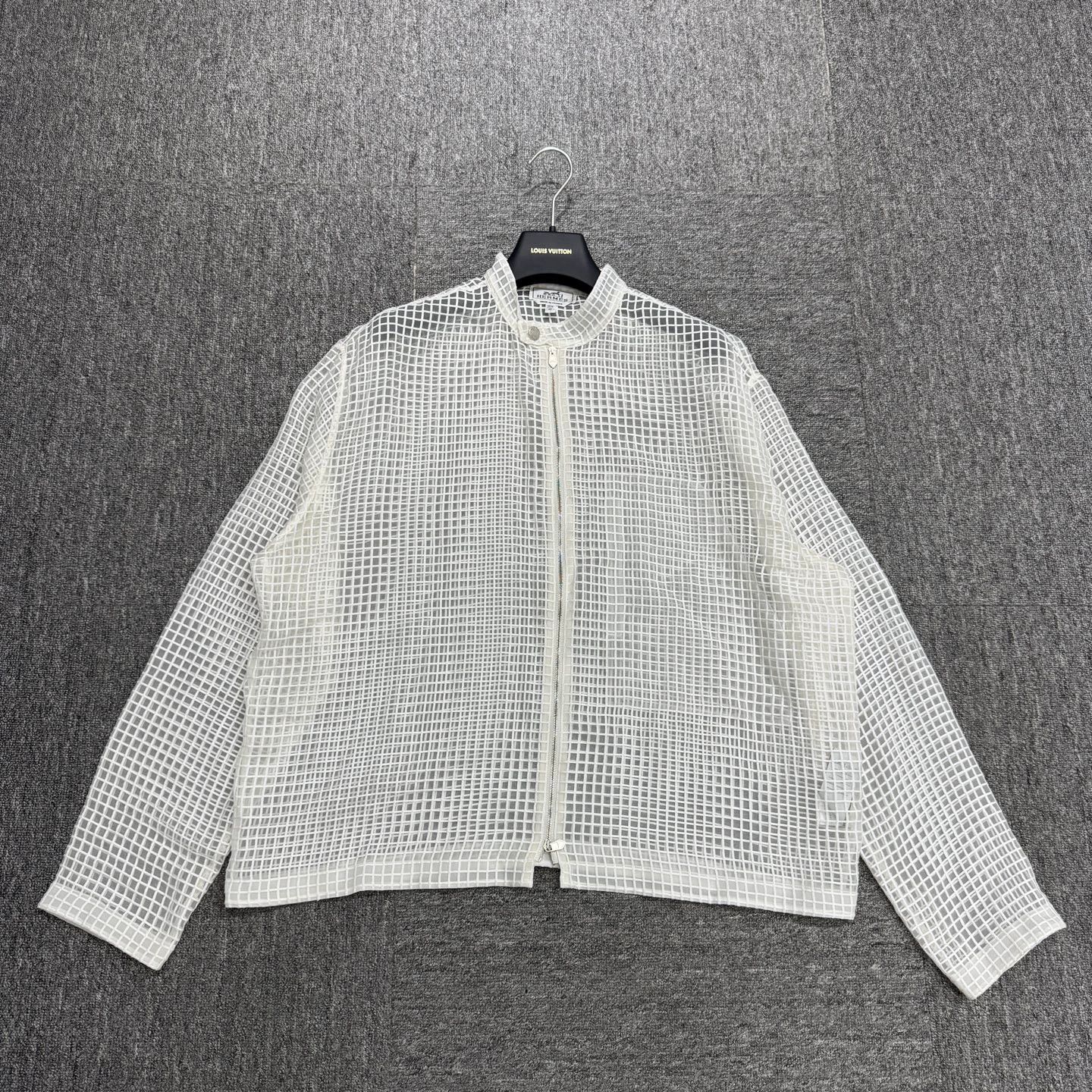 Hermes Hermes mesh sheer jacket 40 Size US XXS / EU 40 - 1 Thumbnail