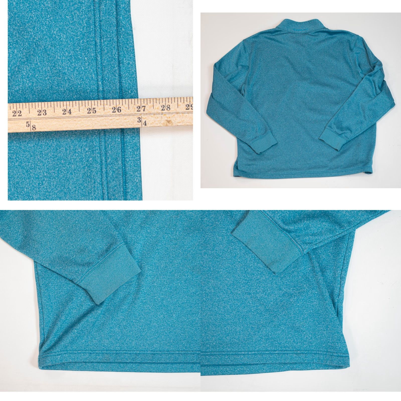 Oakley Oakley Sweatshirt Men’s Size XL Teal 1/4 Zip Fleece Pullover Golf Embroidered Logo Plane Size US XL / EU 56 / 4 - 8 Thumbnail