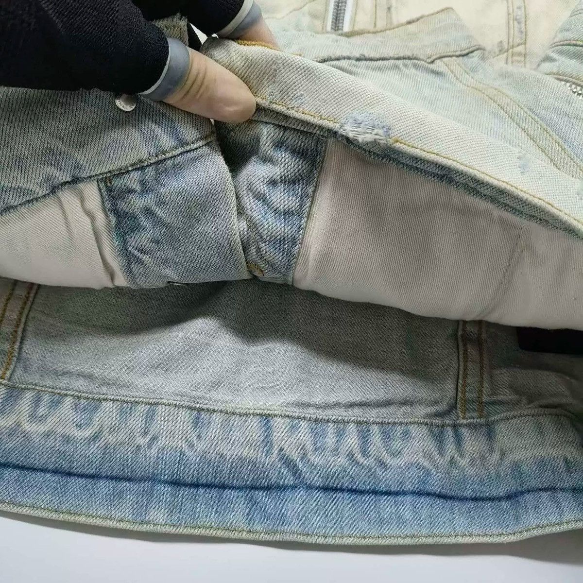 Amiri Amiri Light blue washed denim jacket coat 2501-Nextarrow Size US S / EU 44-46 / 1 - 6 Thumbnail