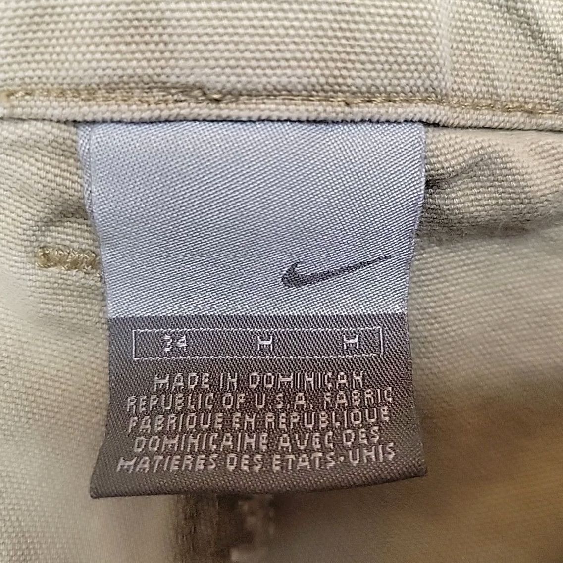 Nike Nike Pants Men 34 Khaki Cargo Wide Leg Skate Streetwear Utility Cotton Baggy Y2K Mens 34 Beige Pants Size US 31 - 7 Thumbnail