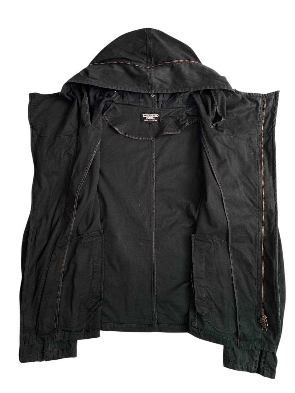 2000’s Tornado Mart Asymmetrical Zip-up Hooded Jacke