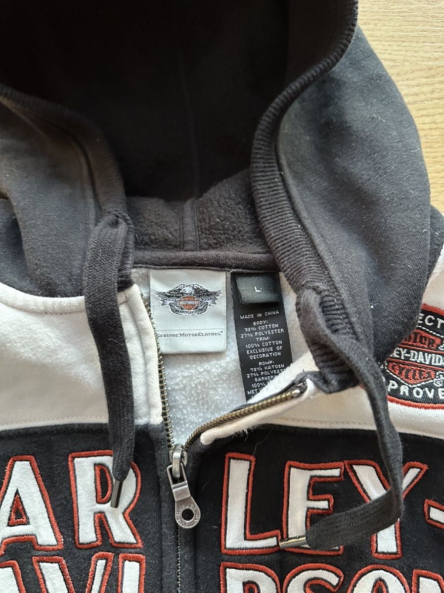 Harley Davidson × Vintage Harley Davidson Zip-Hoodie Size L / US 10 / IT 46 - 9 Thumbnail
