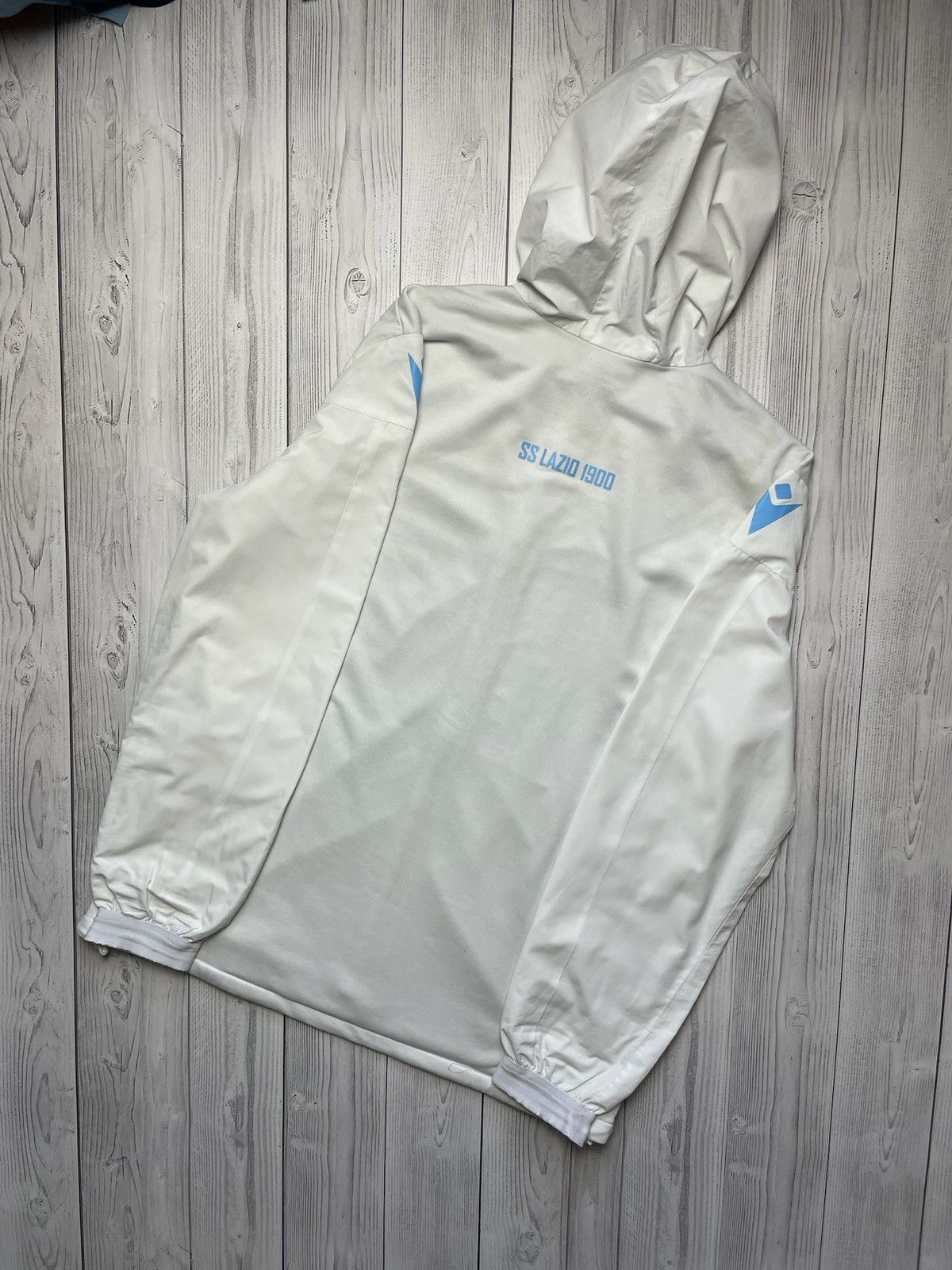 Vintage Vintage Lazio soccer jacket macron size XXL white logo Size US XXL / EU 58 / 5 - 6 Thumbnail