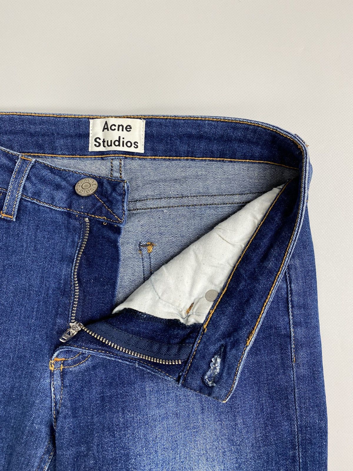 Acne Studios Acne Studios Skin 5 Used Blue ladies denim jeans Size 24" / US 00 / IT 34 - 12 Thumbnail