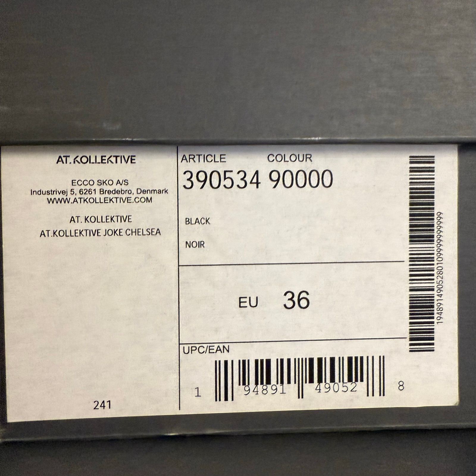 Ecco ECCO.KOLLECTIVE MEN'S EU 36 JOKE CHELSEA MADE IN PORTUGAL Size US 5 / EU 37 - 9 Thumbnail