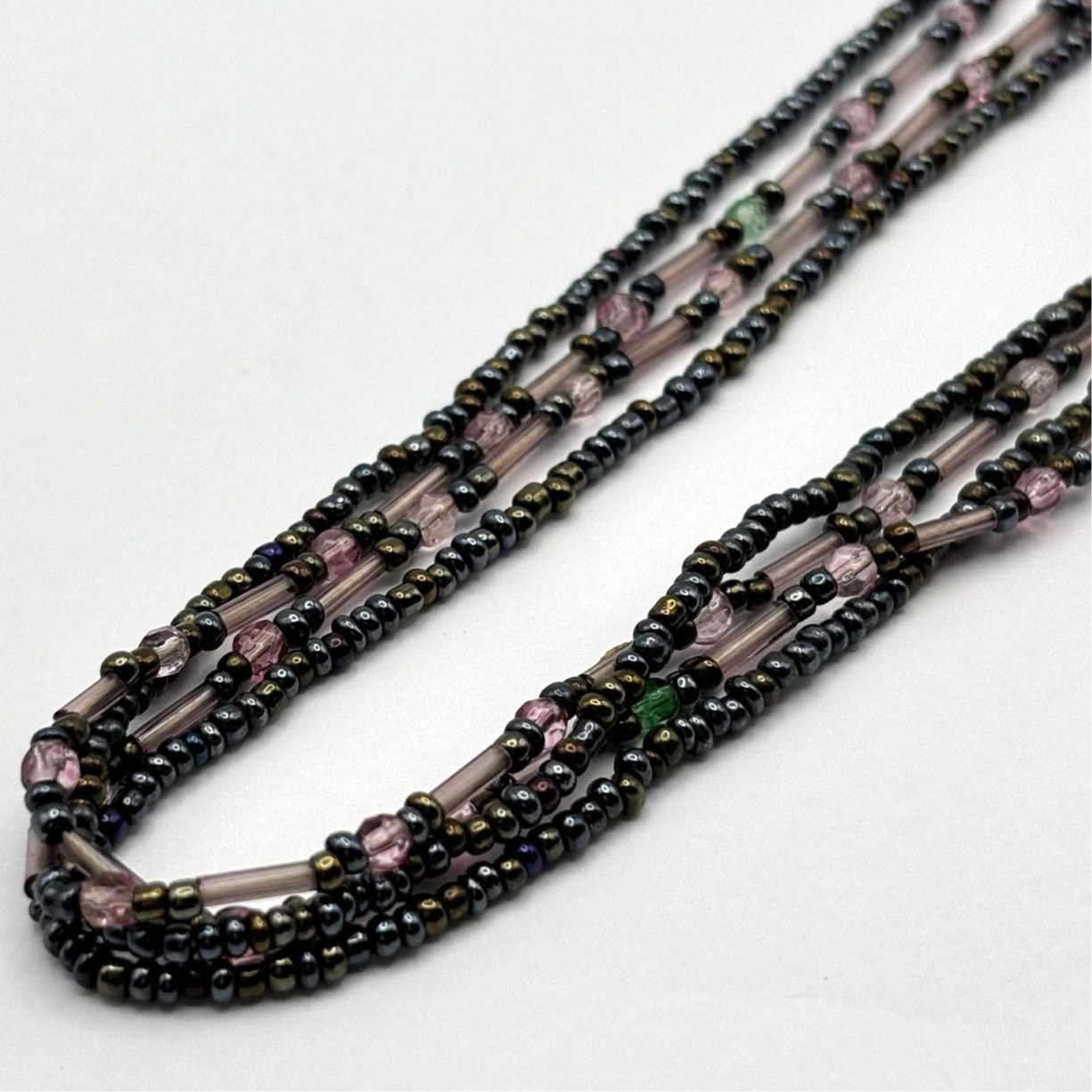 Other Black Layered Beaded Necklace Size ONE SIZE - 3 Thumbnail