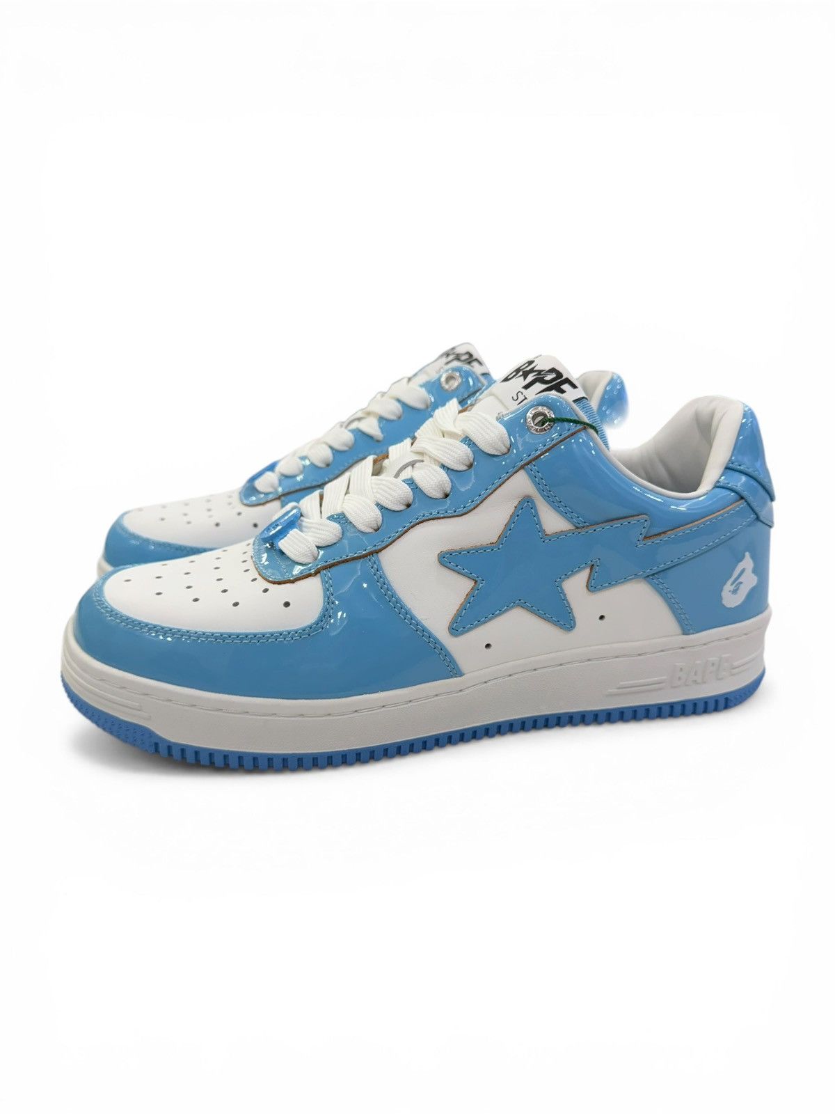 Bape Bapesta Lows Light Blue Size US 9.5 / EU 42-43 - 2 Thumbnail