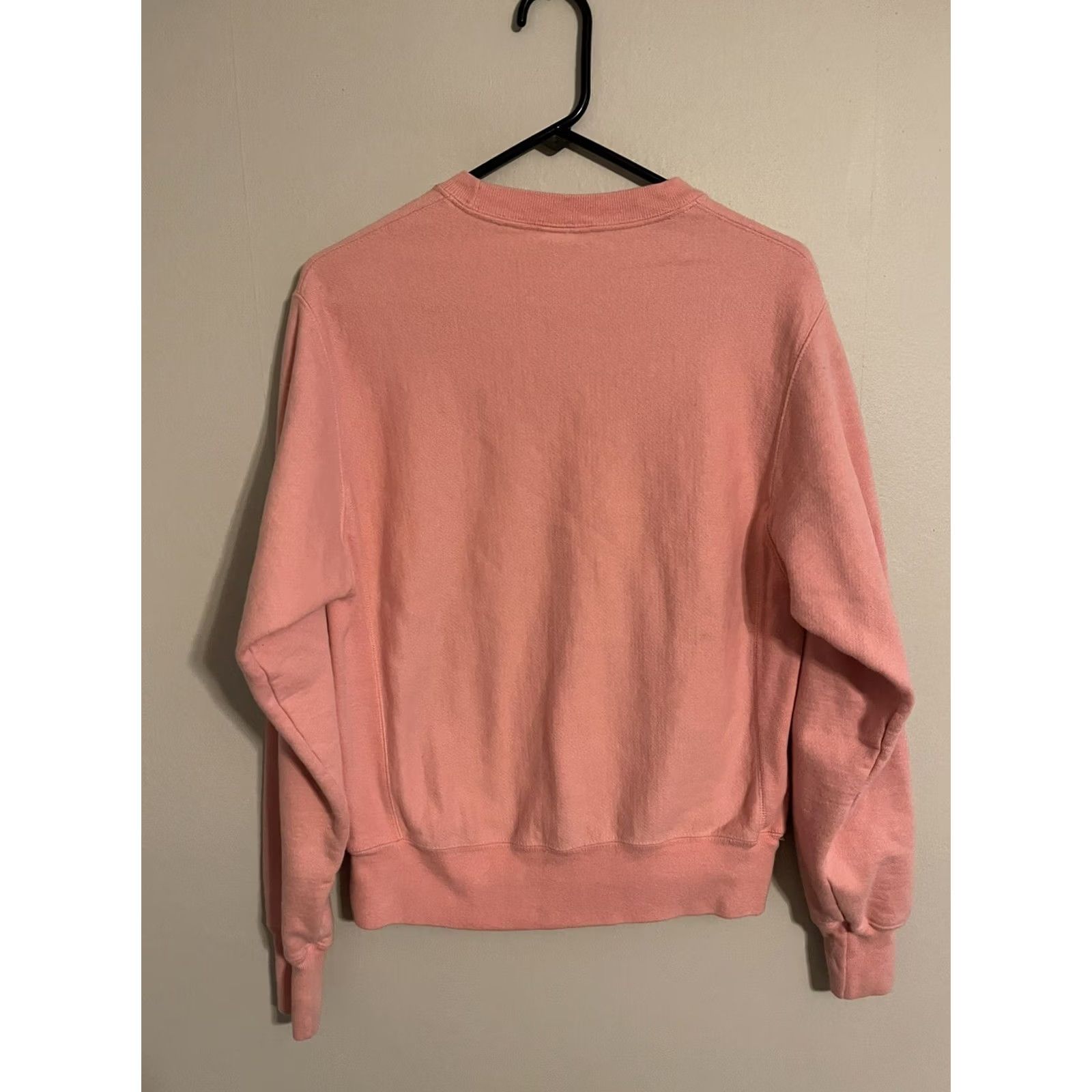 Champion Champion Reverse Weave Ladies Light Pink Crewneck Sweatshirt - Womens Small - Size S / US 4 / IT 40 - 3 Thumbnail