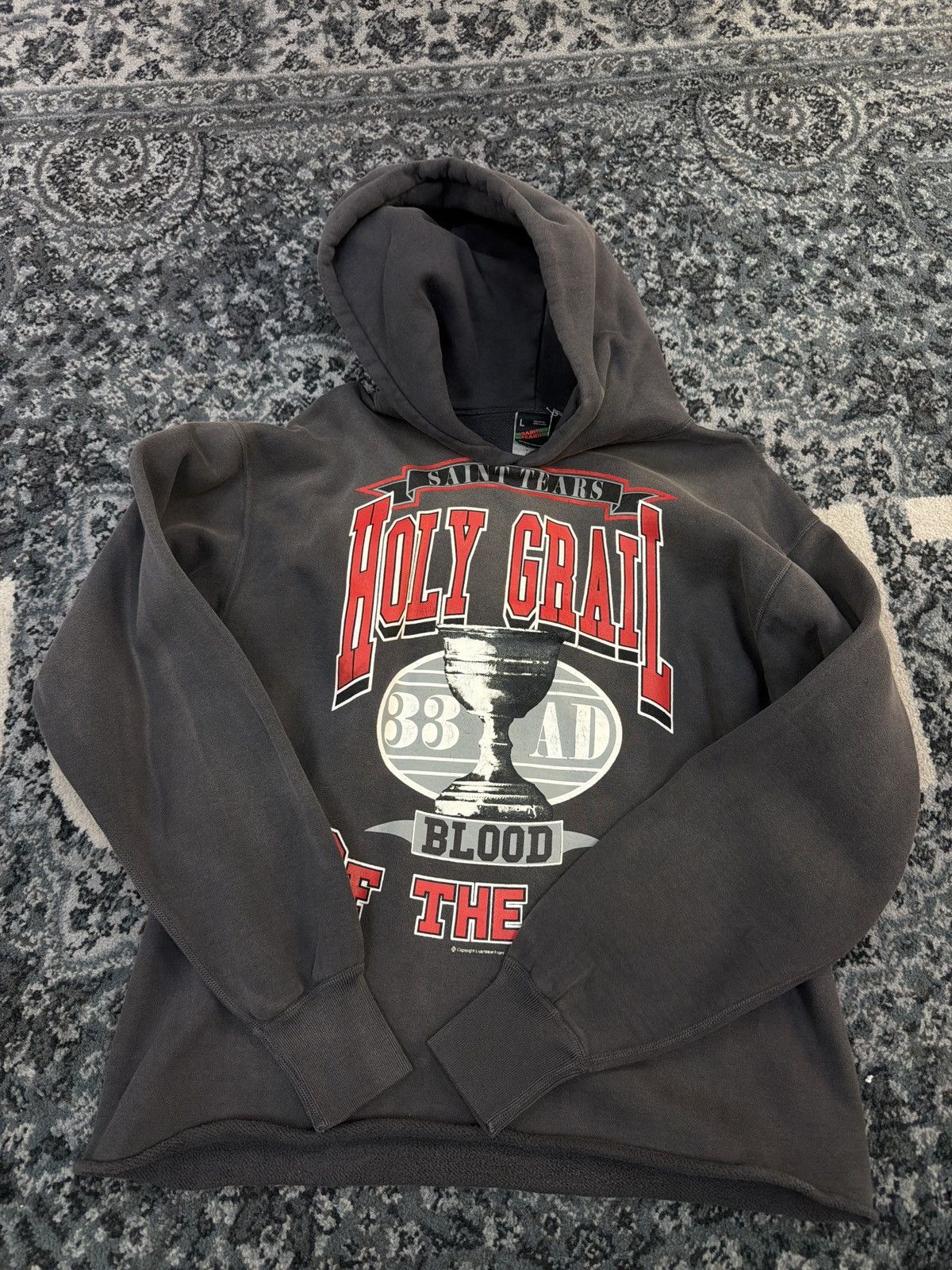 DENIM TEARS × Saint Michael Saint Michael Denim Tears Holy Grail Hoodie black Size US L / EU 52-54 / 3 - 1 Thumbnail