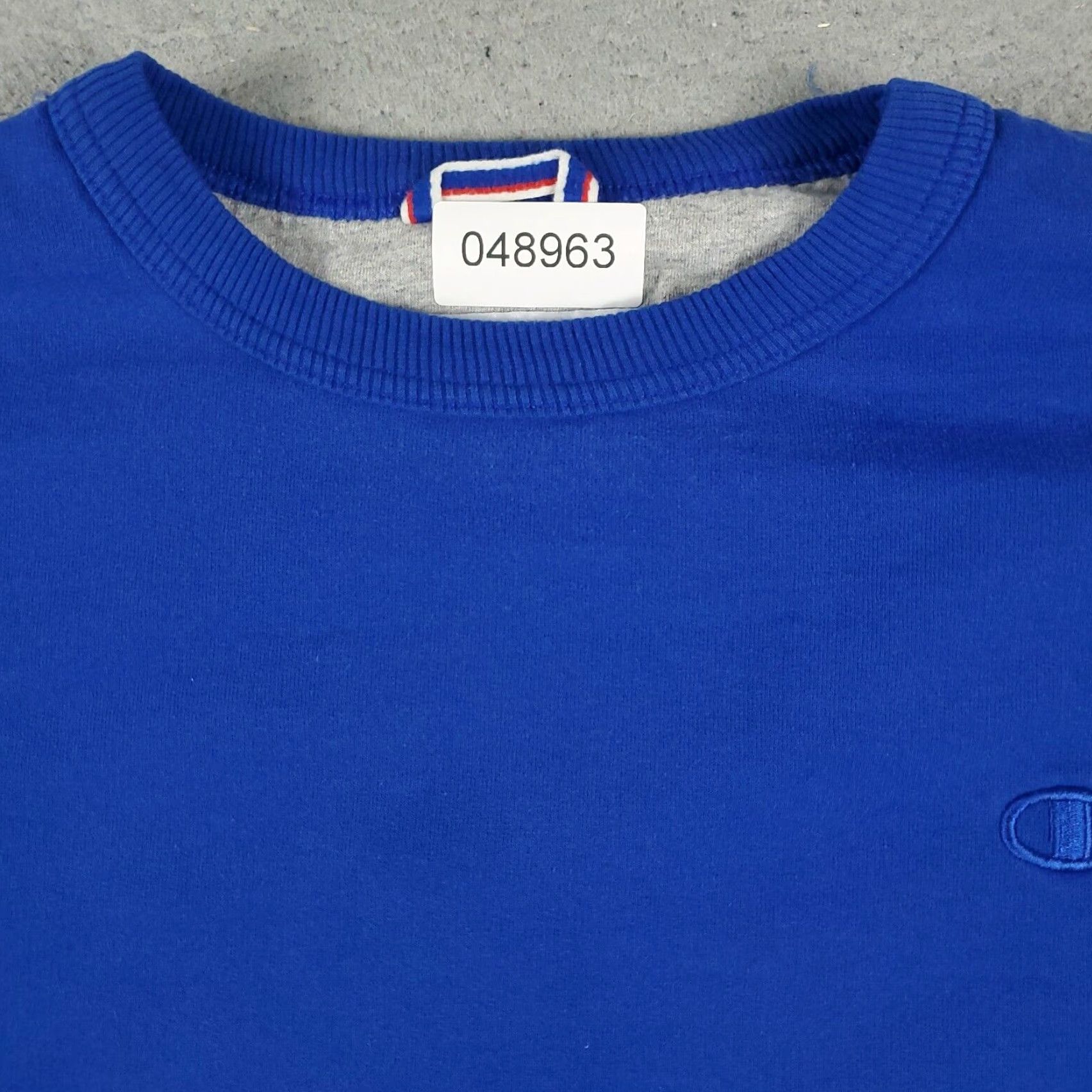 Champion Champion Blue Crew Neck Sweater Mens XL Cotton Blend Pullover Size US XL / EU 56 / 4 - 2 Thumbnail