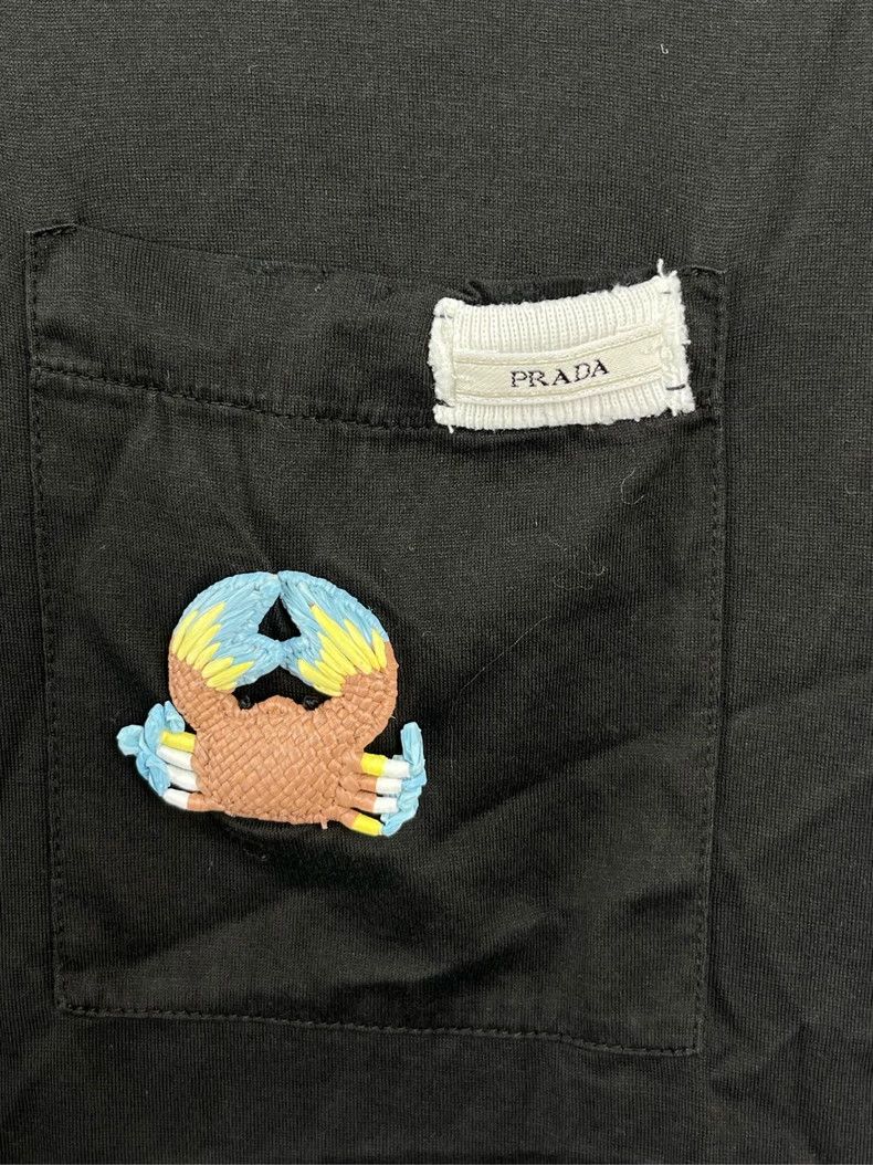 Prada Prada Black letter logo braided three-dimensional pattern s Size US XS / EU 42 / 0 - 3 Thumbnail
