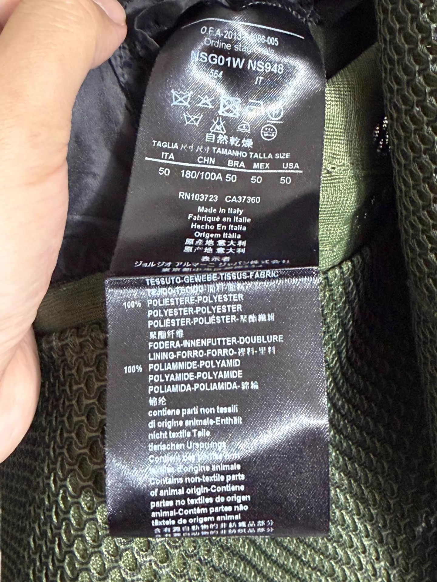 Giorgio Armani Giorgio Armani Slim Fit Suit 48/50 Dark Green Size 50R - 8 Thumbnail