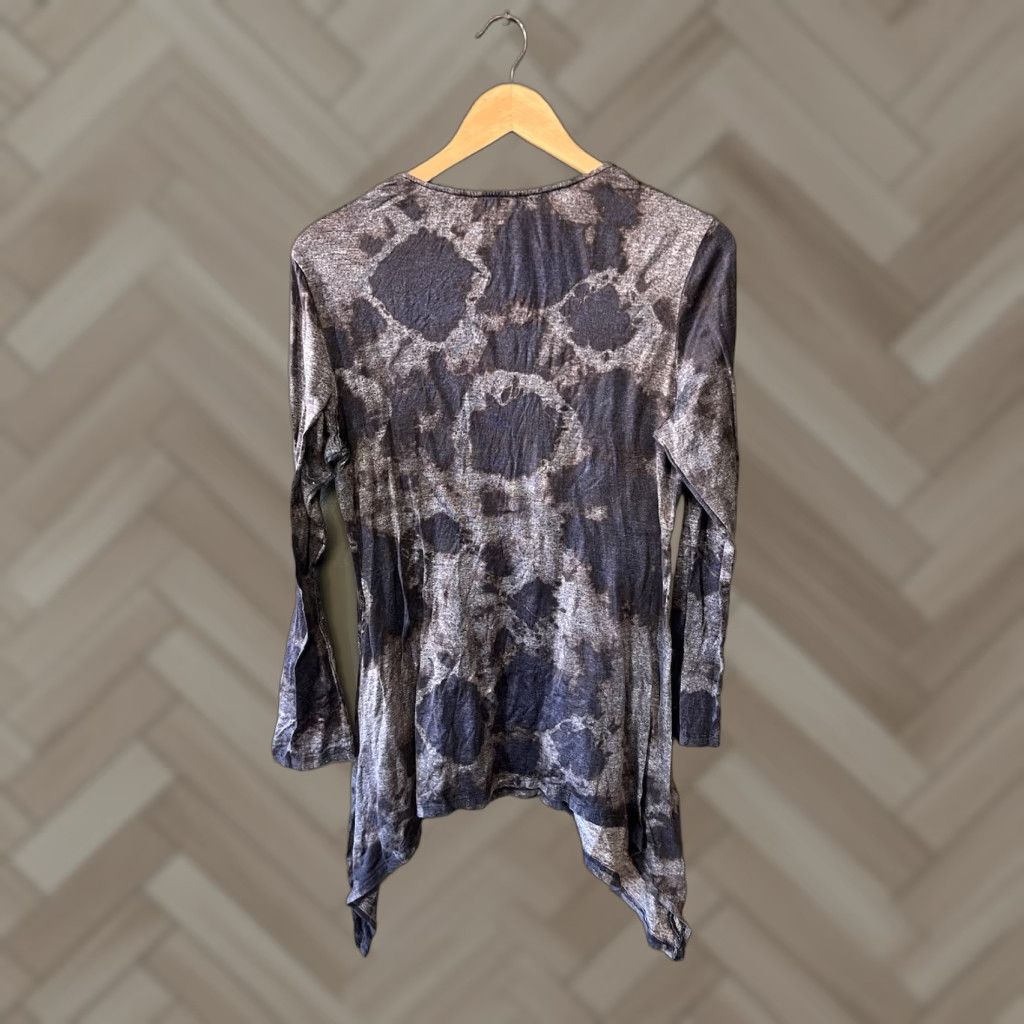 Vintage Alberto Makali Womens Slip Dress Blue Long Sleeve Size L Short Dress Length 28in Womens Blue Slip Dress L Size L / US 10 / IT 46 - 1 Thumbnail