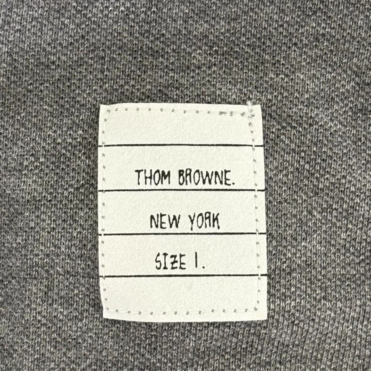 Thom Browne Thom Browne Gray Striped Short Sleeve Tee Size 1 Size S / US 4 / IT 40 - 5 Thumbnail