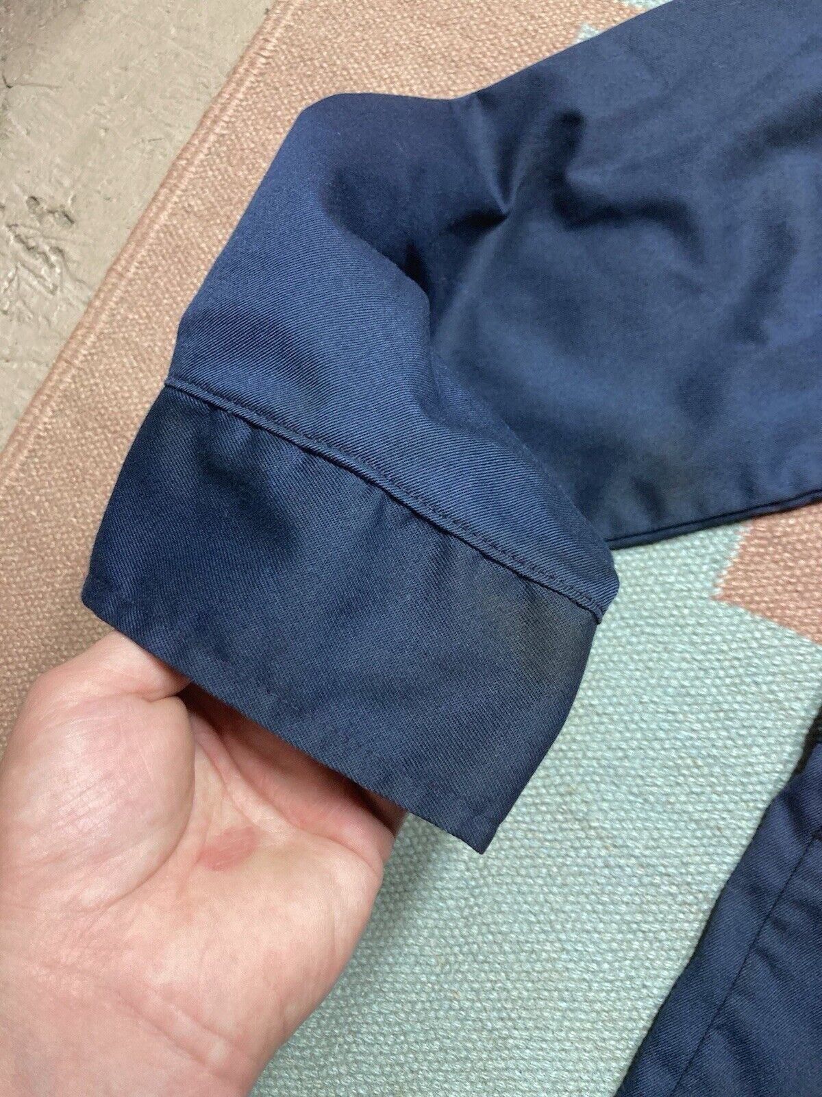 Vintage VTG 60s ToppMaster work jacket 3 pocket talon workwear 44 Size US L / EU 52-54 / 3 - 4 Thumbnail