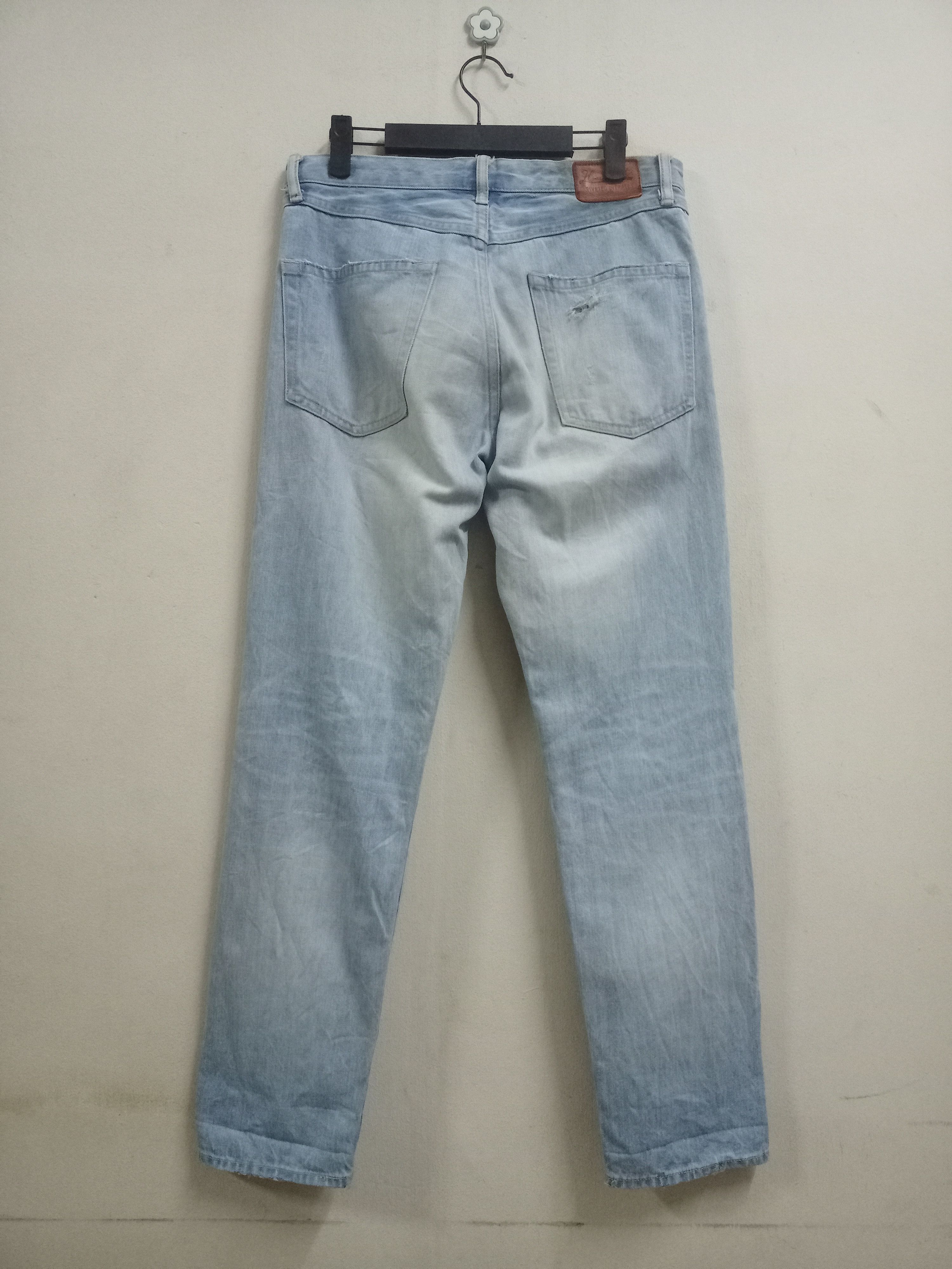 J.S. Homestead × Journal Standard SALES 🔥 Vintage Journal Standard Homestead Distressed Jeans Size US 32 / EU 48 - 2 Thumbnail