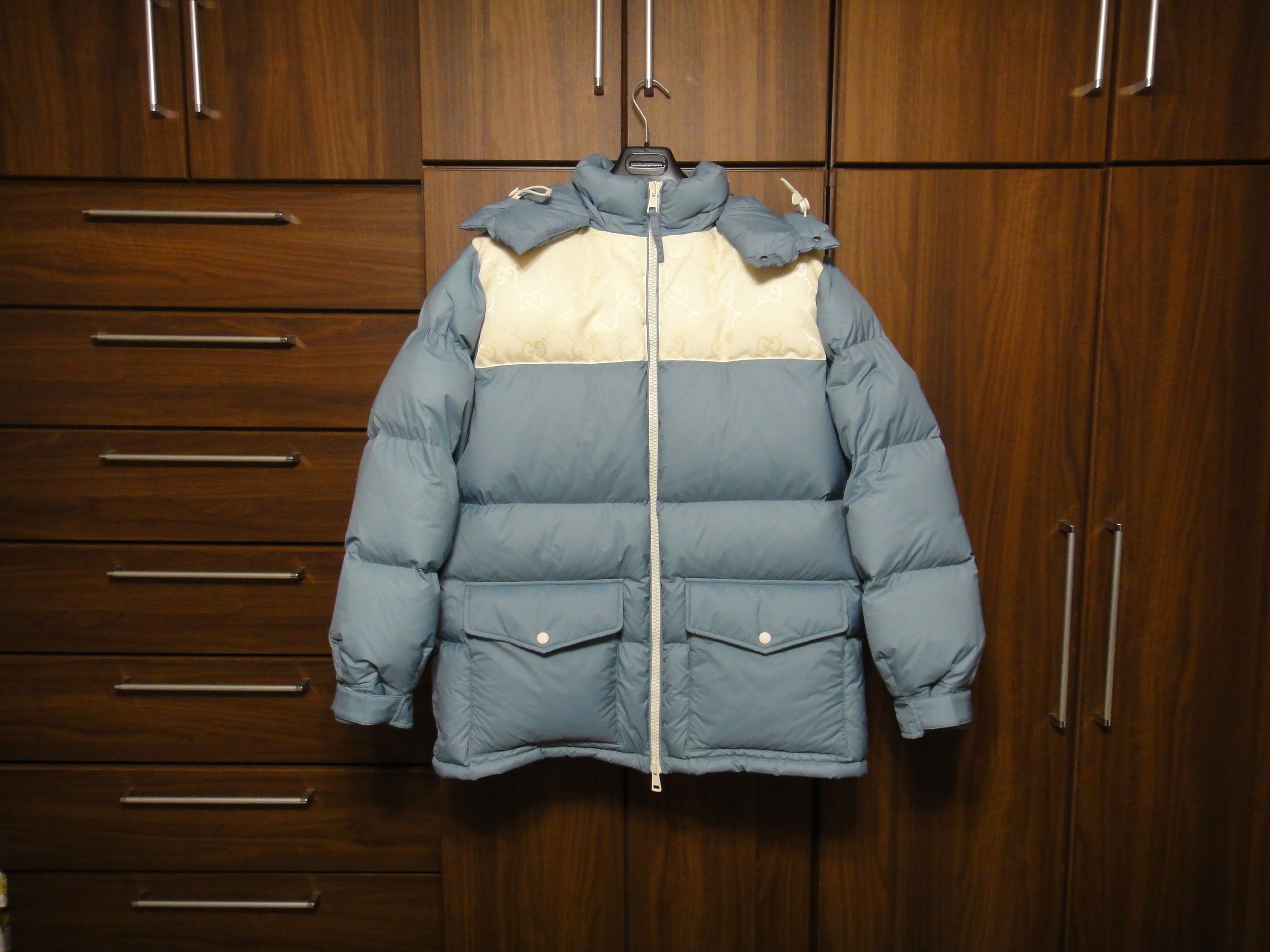 Gucci NEW GUCCI GOOSE DOWN JACKET with GG inserts size48 Size US L / EU 52-54 / 3 - 4 Thumbnail